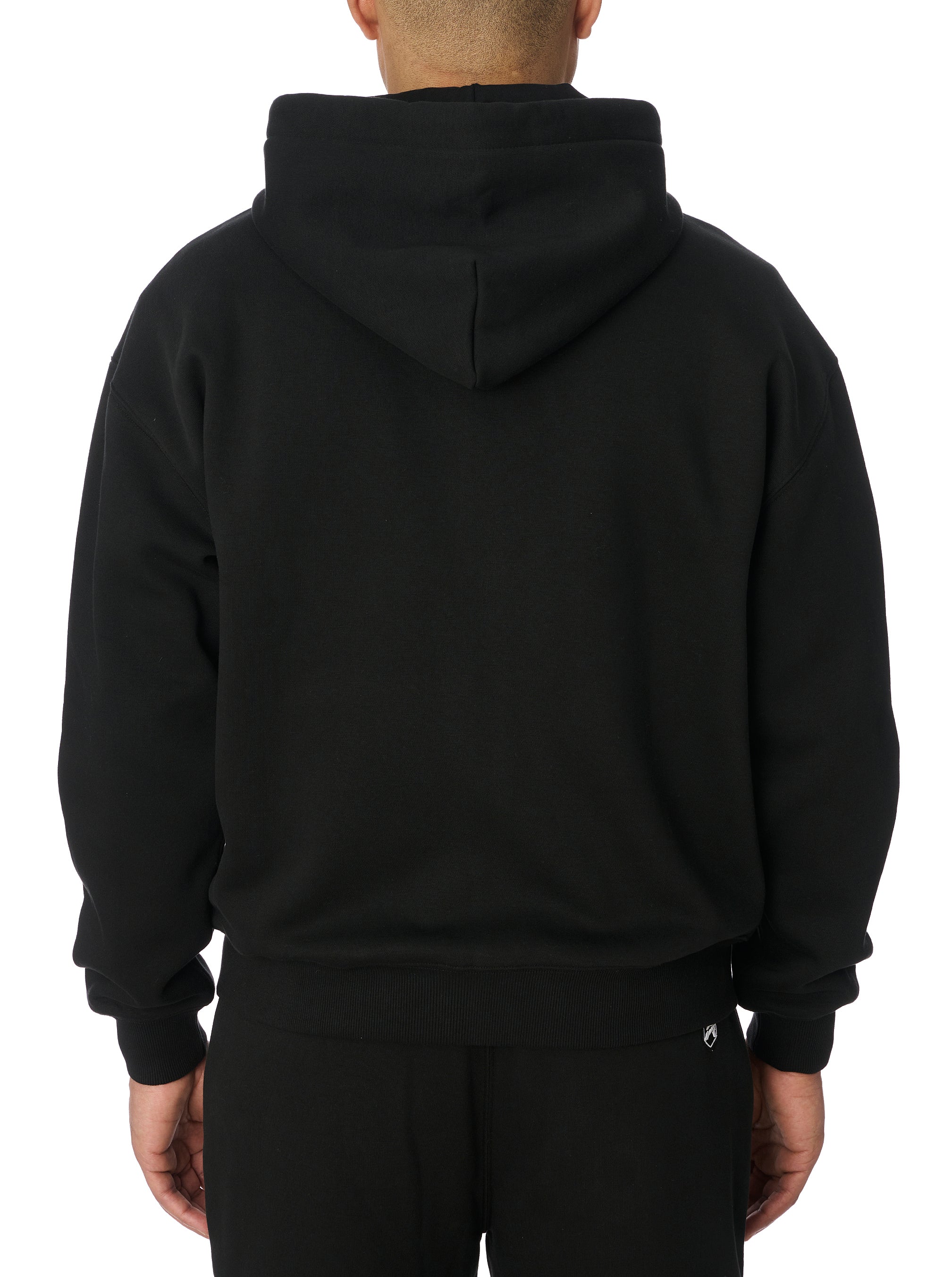 SCRIPT HOODIE - BLACK - Image 4