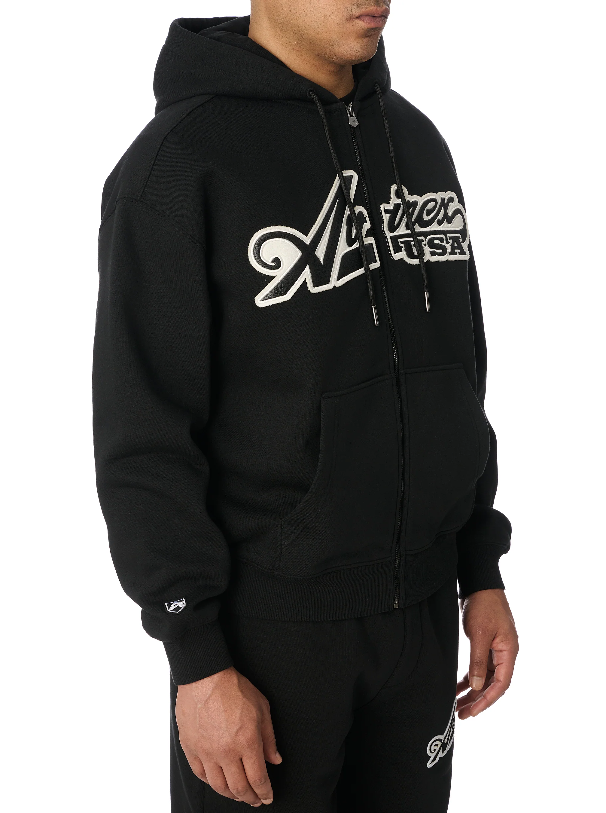 SCRIPT HOODIE - BLACK - Image 5