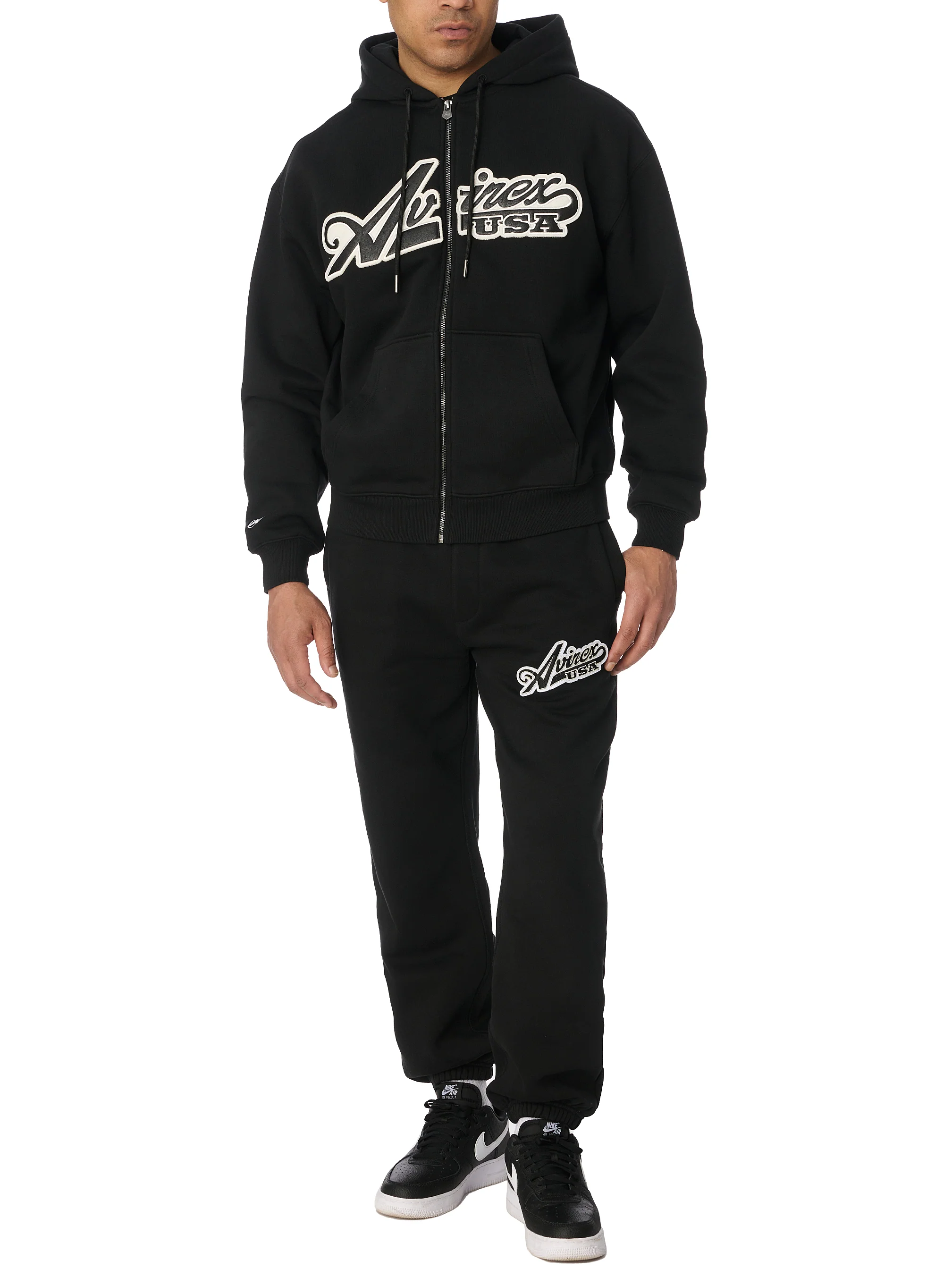 SCRIPT HOODIE - BLACK - Image 6