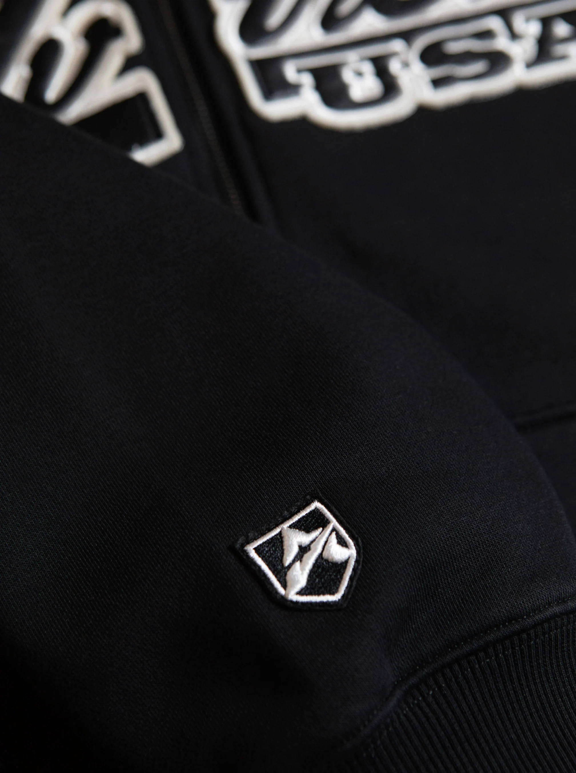 SCRIPT HOODIE - BLACK - Image 7