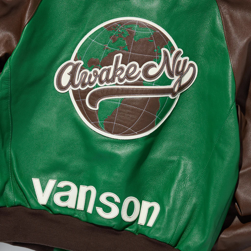 VANSON STADIUM TEAM JACKET - BROWN - Image 3