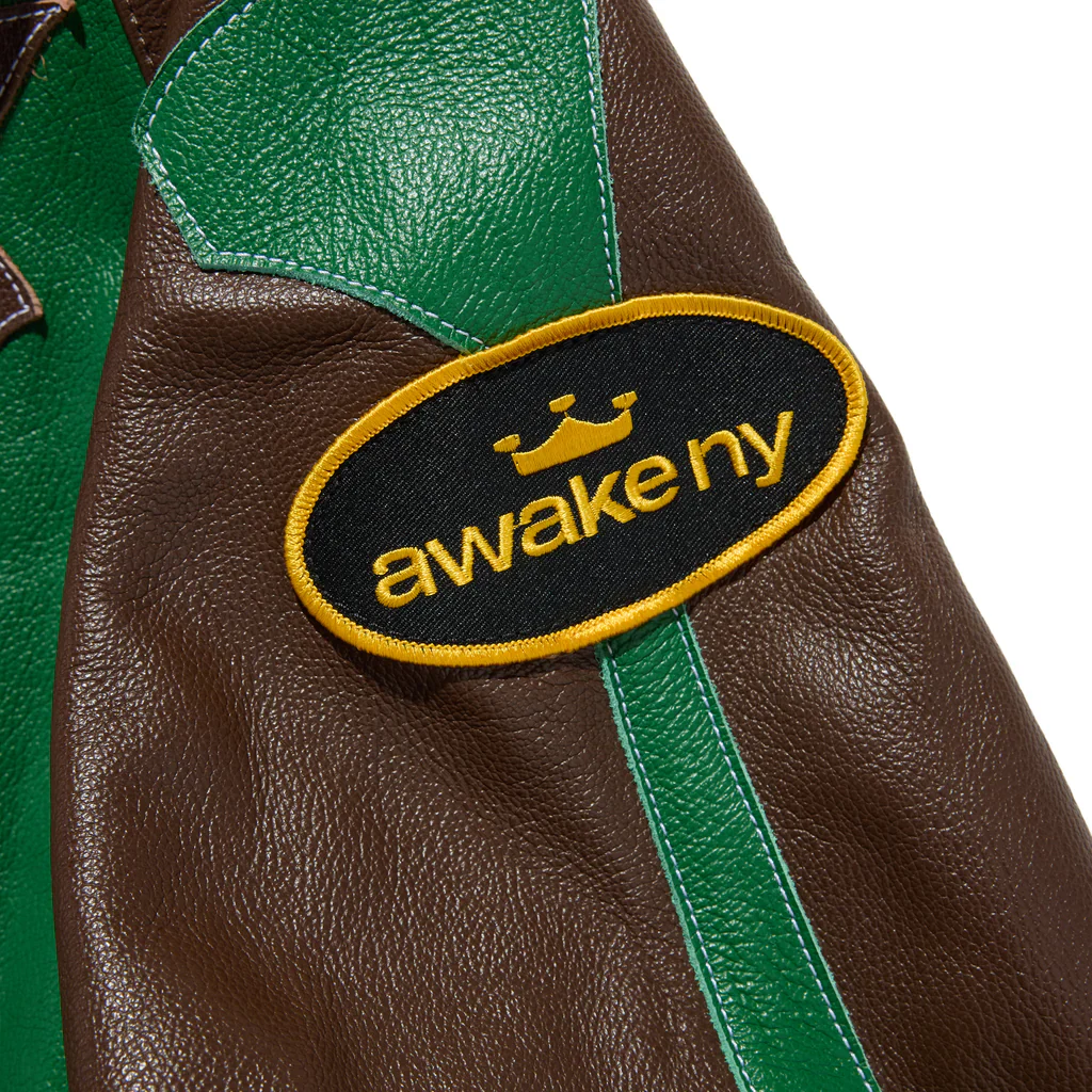 VANSON STADIUM TEAM JACKET - BROWN - Image 5