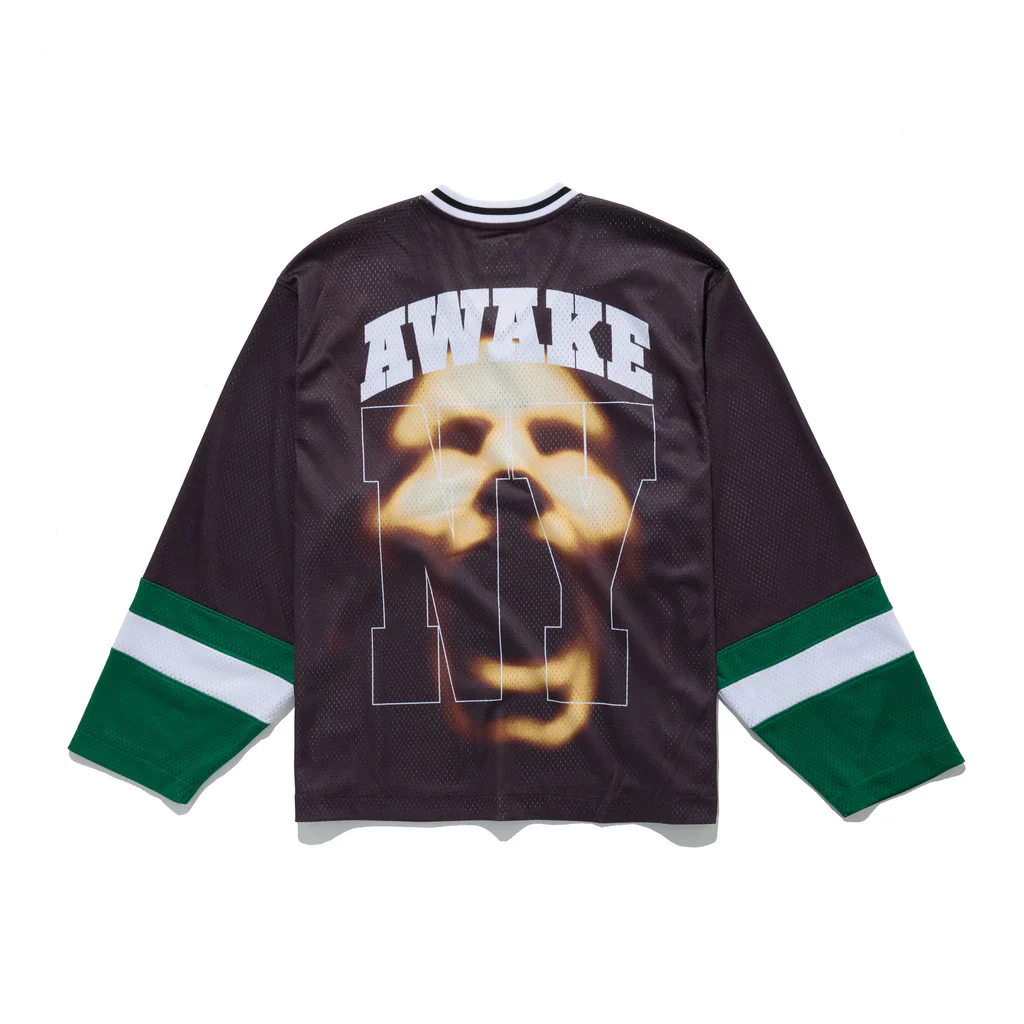CROWN LOGO HOCKEY JERSEY - BROWN - Image 2