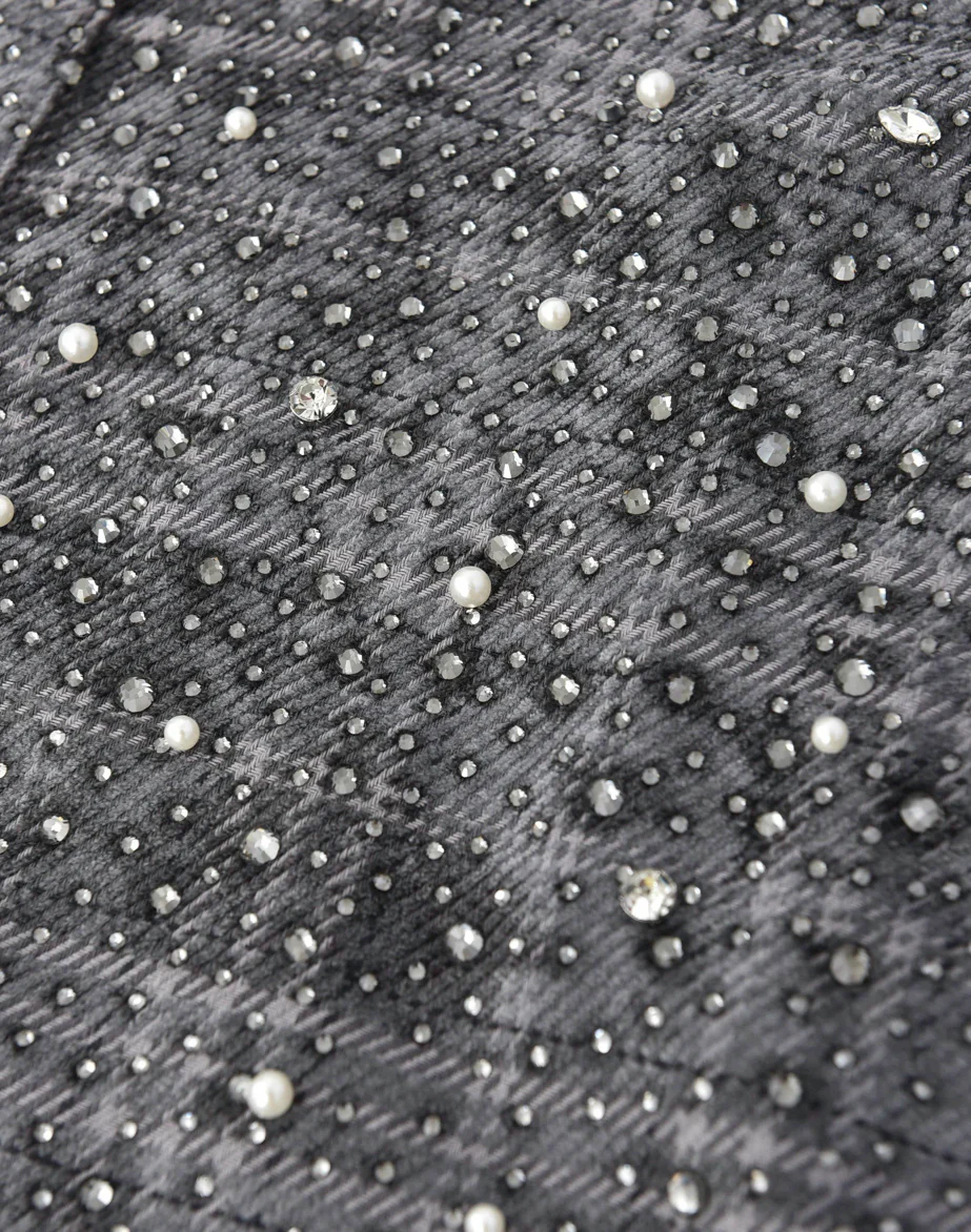 20K DIAMOND PEARL SHIRT - GREY - Image 5