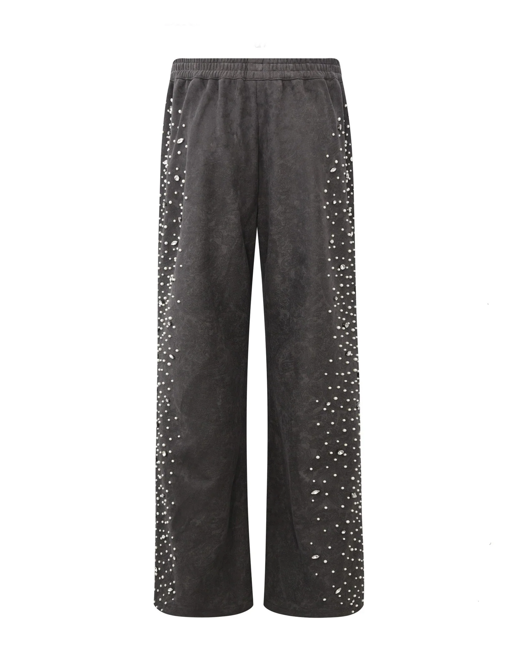CASHEW BLOSSOM PEARL SWEATPANT - BLACK - Image 3