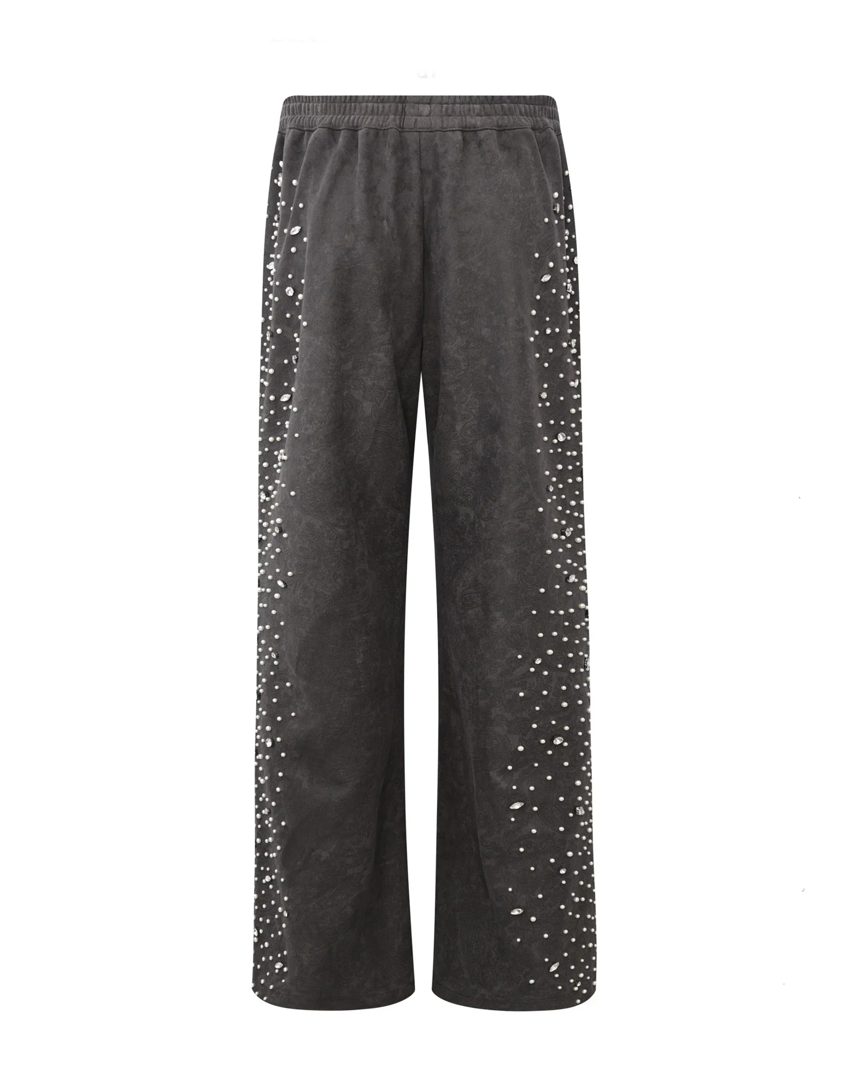 CASHEW BLOSSOM PEARL SWEATPANT - BLACK - Image 4
