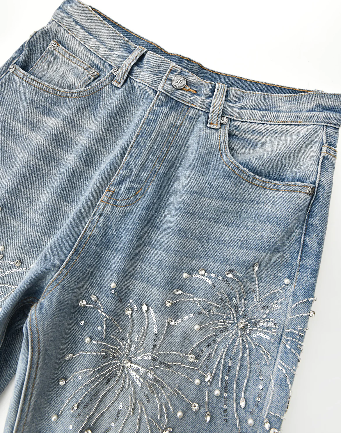 FIREWORK WASH DENIM - BLUE - Image 3