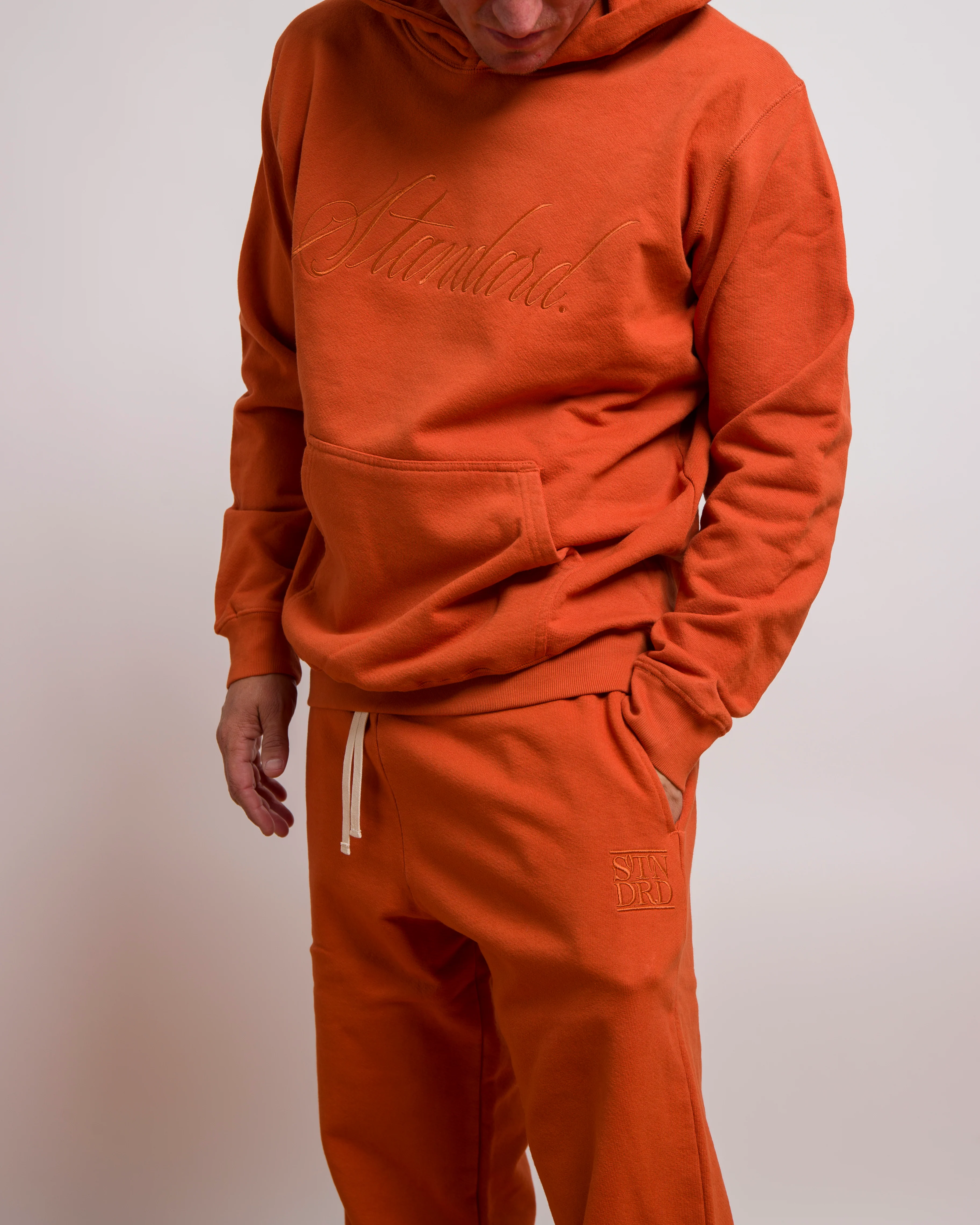 BJ BETTS X STANDARD ISSUE HOODIE - RUST - Image 2