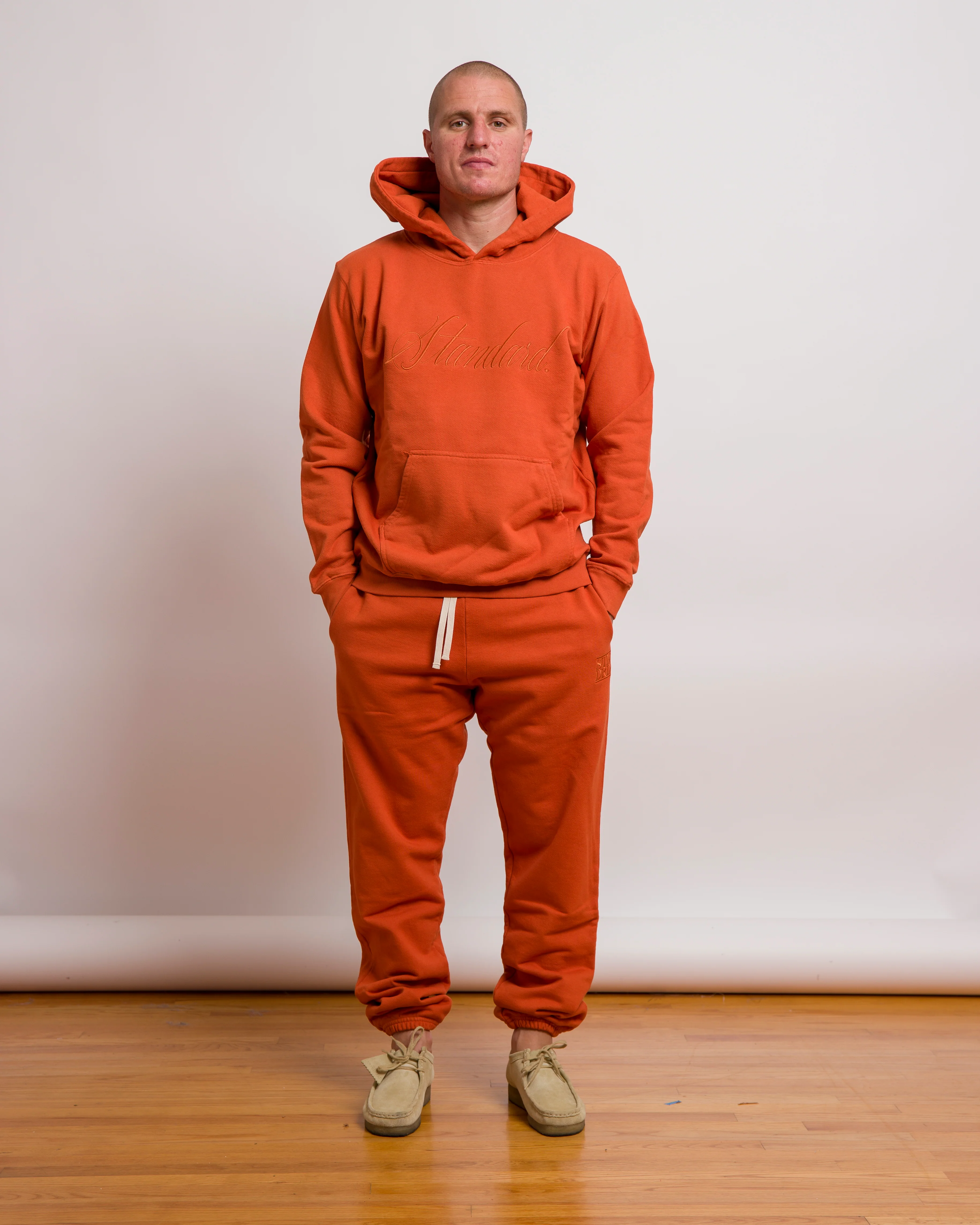 BJ BETTS X STANDARD ISSUE SWEATPANT - RUST - Image 3
