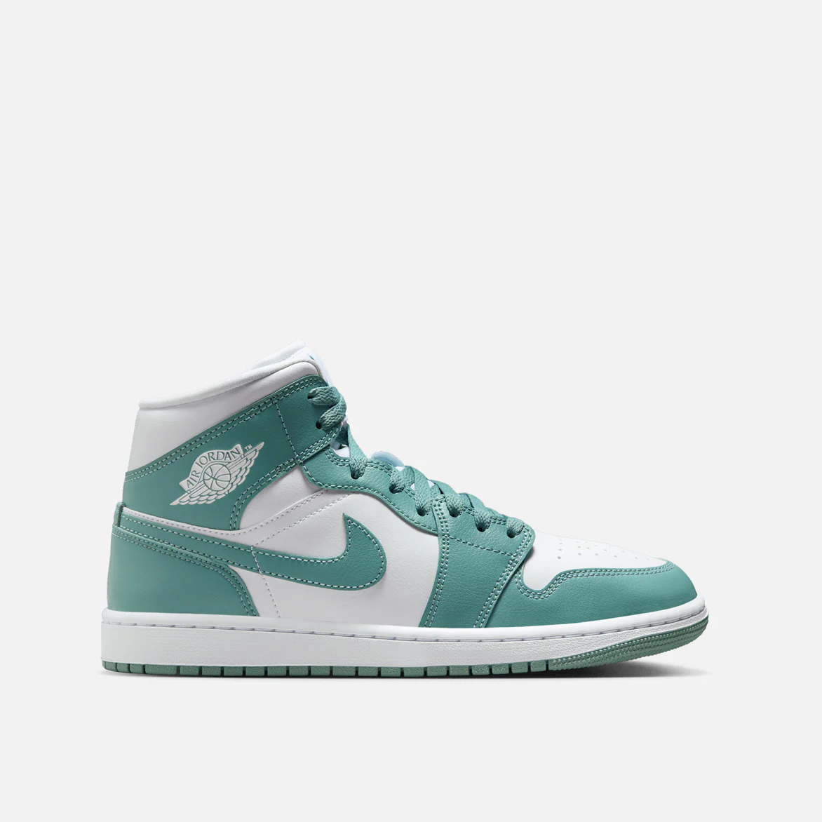 WMNS AIR JORDAN 1 MID - WHITE / CANNON