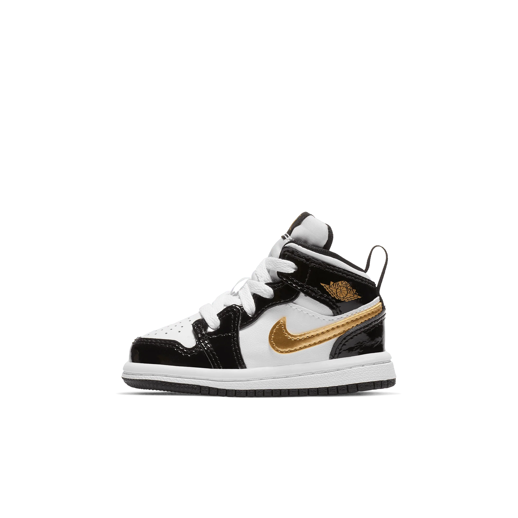 AIR JORDAN 1 MID SE (TD) "BLACK / GOLD" - Image 4