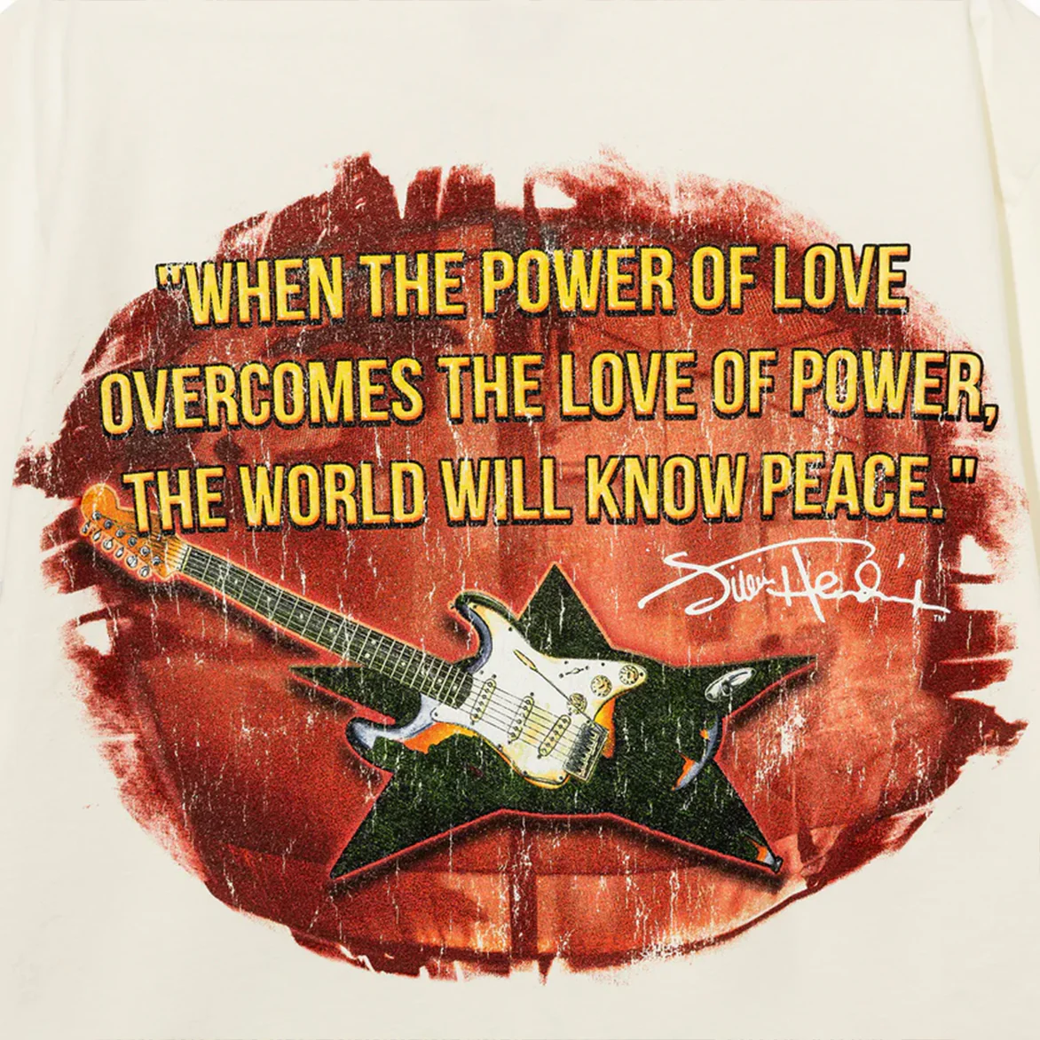 VOODOO CHILD T-SHIRT - CREAM - Image 4