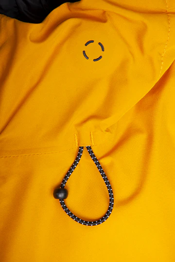COMPOUND X SAVE THE DUCK HOODED ALVARO PARKA - GOLDEN / BLACK - Image 3