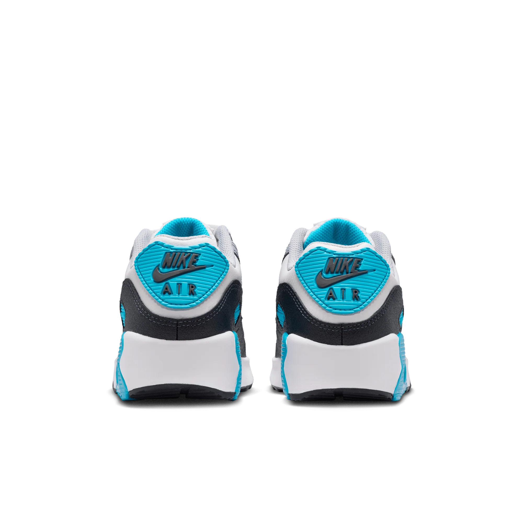 AIR MAX 90 LTR (GS) - PLATINUM TINT / BLUE LIGHTNING - Image 4
