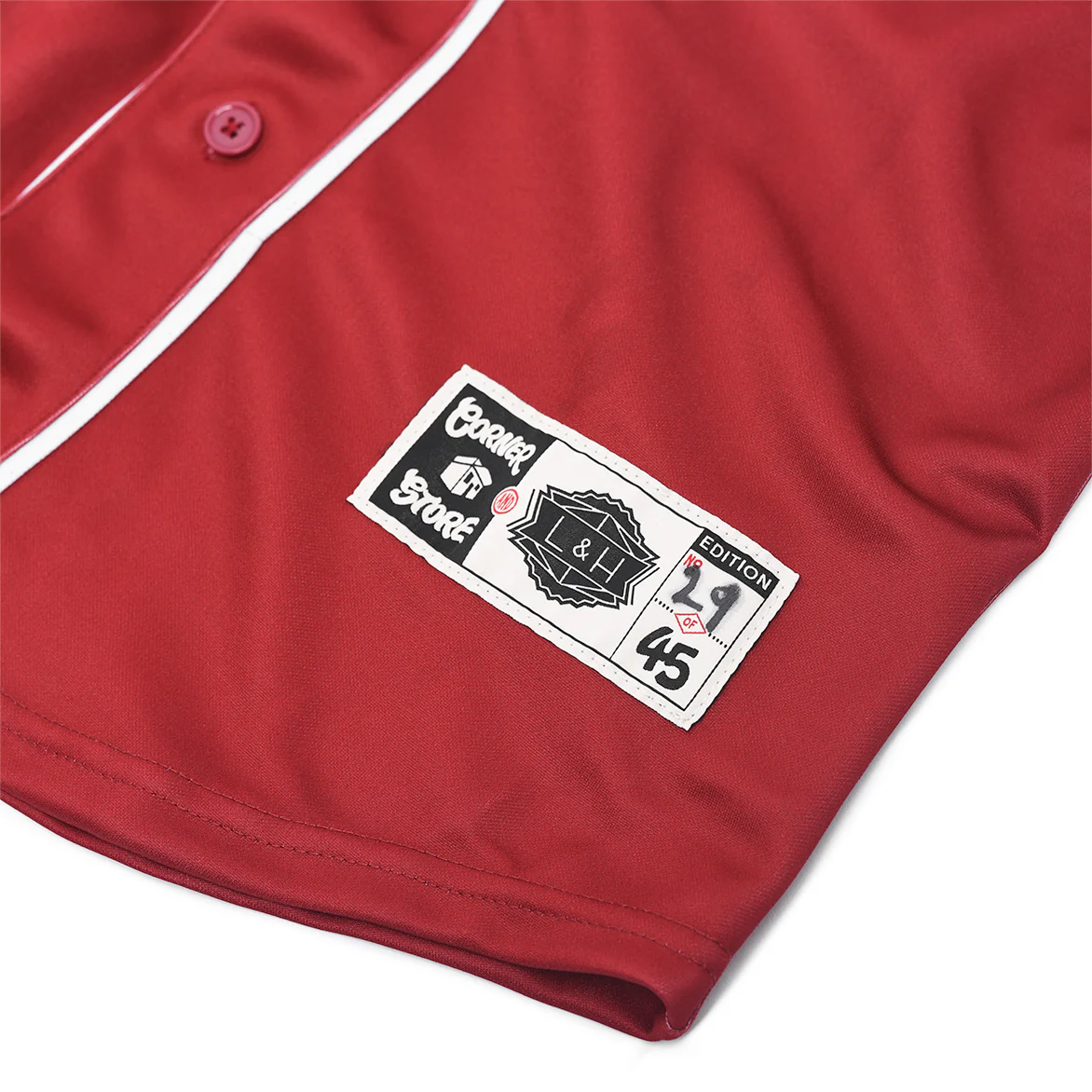 CRATE DIGGERS PHILADELPHIA JERSEY - BURGUNDY - Image 4