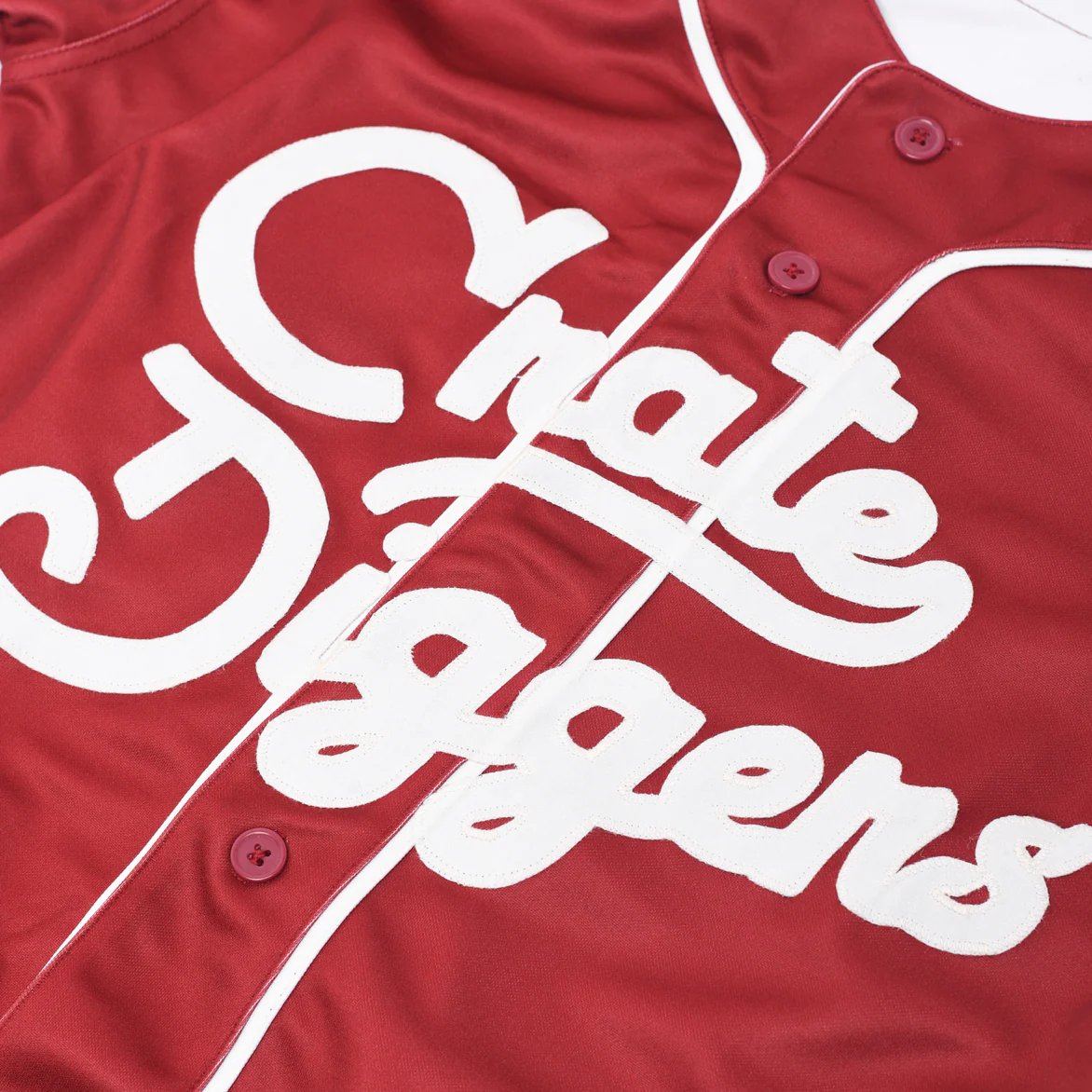 CRATE DIGGERS PHILADELPHIA JERSEY - BURGUNDY - Image 5