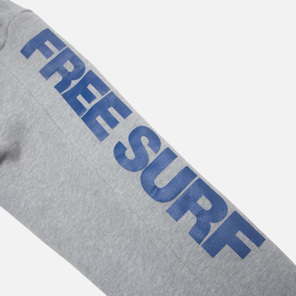 Corner Store x Tsu Surf x 1000WORD$ "FREE SURF" CREW - HEATHER GREY - Image 6