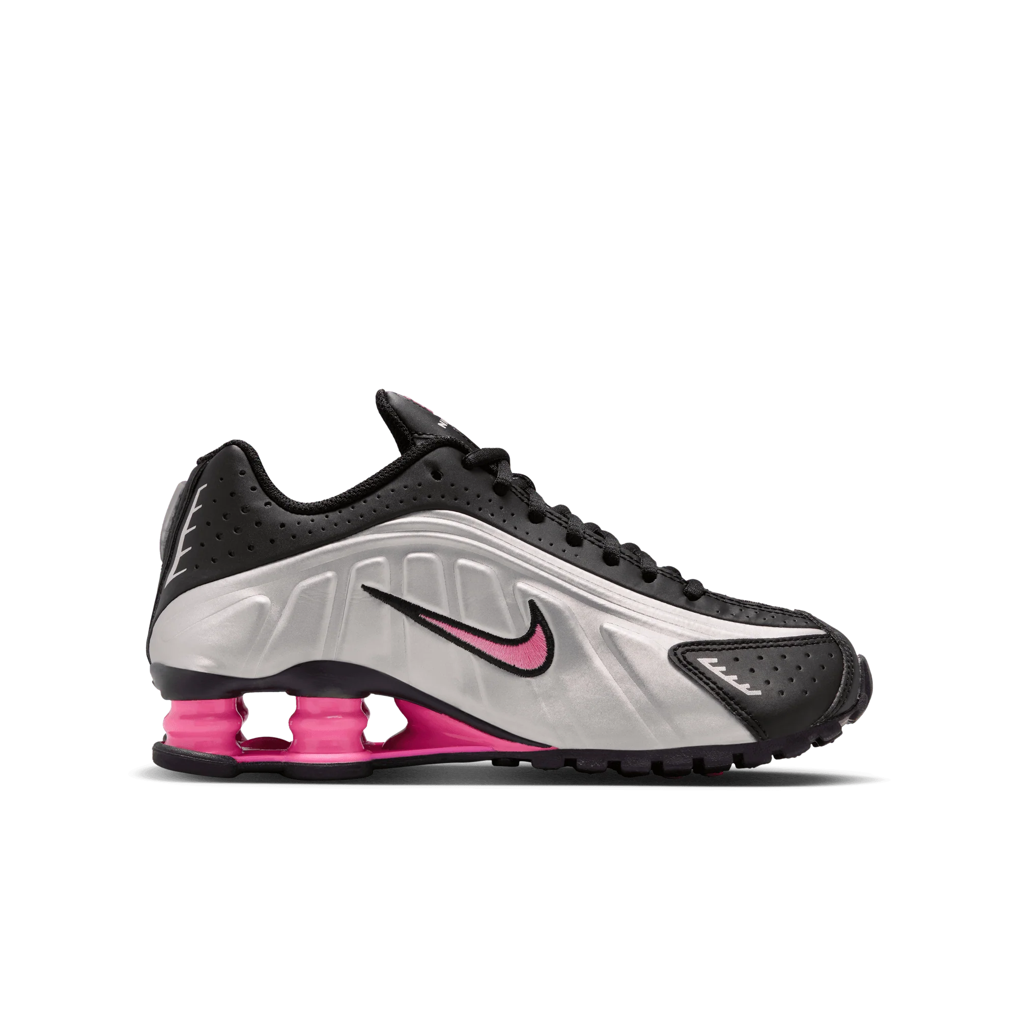 SHOX R4 (GS) - METALLIC SILVER / PINKSICLE - Image 3