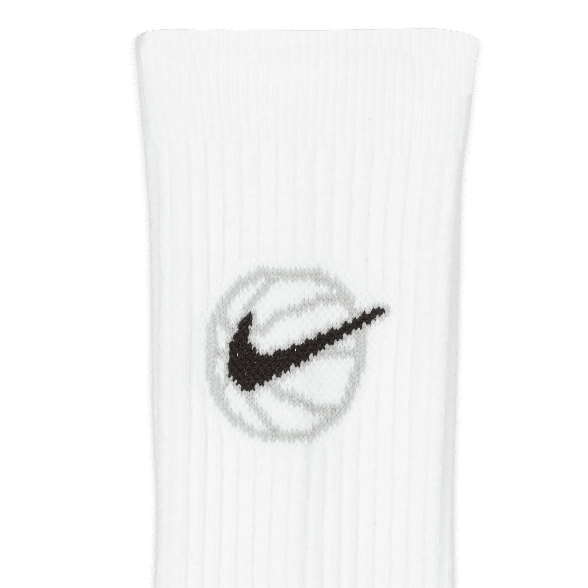 EVERYDAY CREW BASKETBALL SOCKS (3 PACK) - WHITE - Image 5