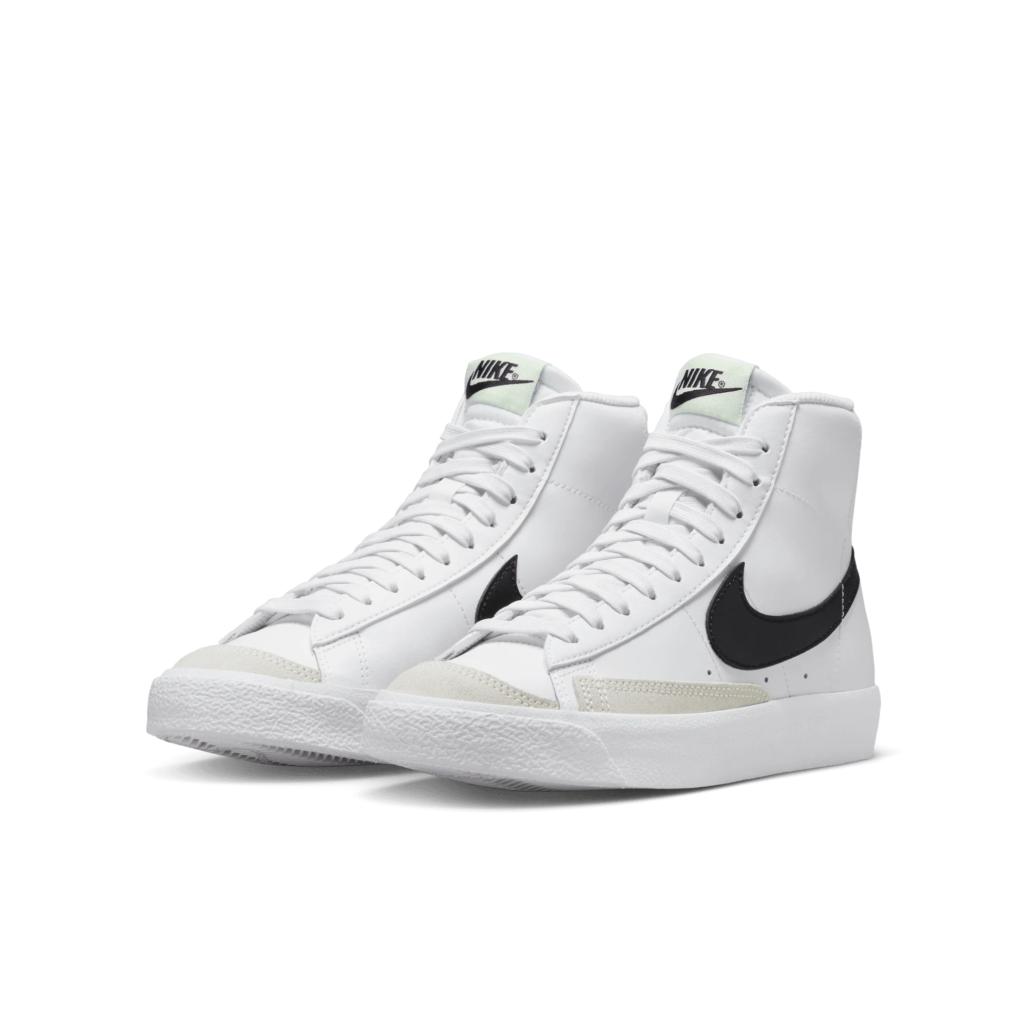BLAZER MID `77 (GS) - WHITE / BARELY VOLT - Image 3