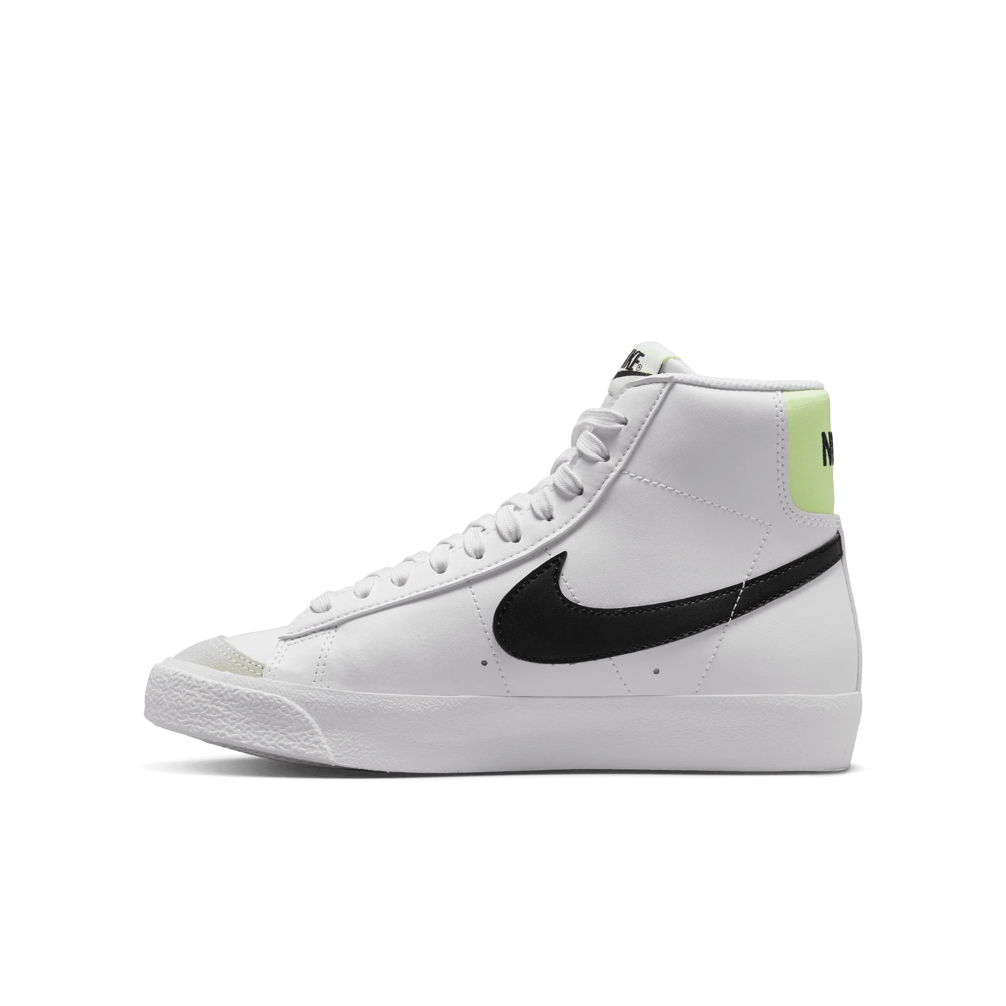 BLAZER MID `77 (GS) - WHITE / BARELY VOLT - Image 7