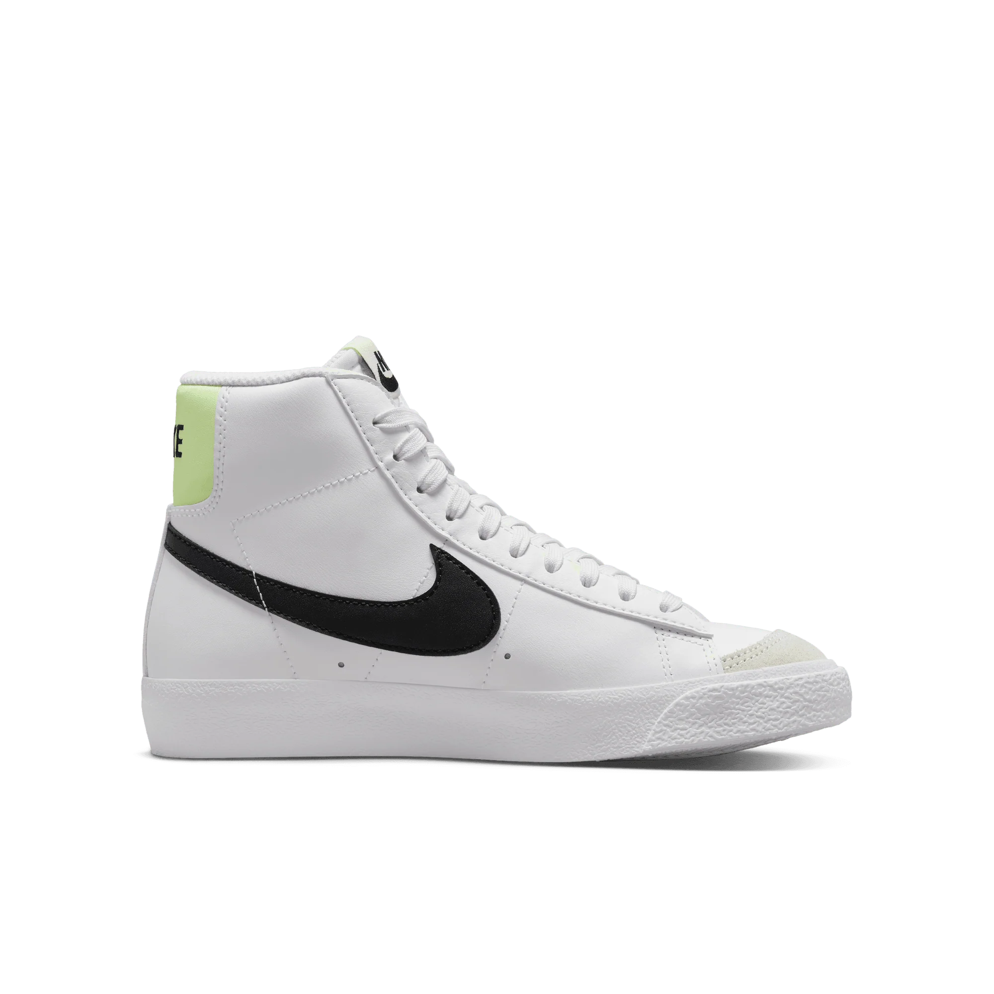 BLAZER MID `77 (GS) - WHITE / BARELY VOLT - Image 8