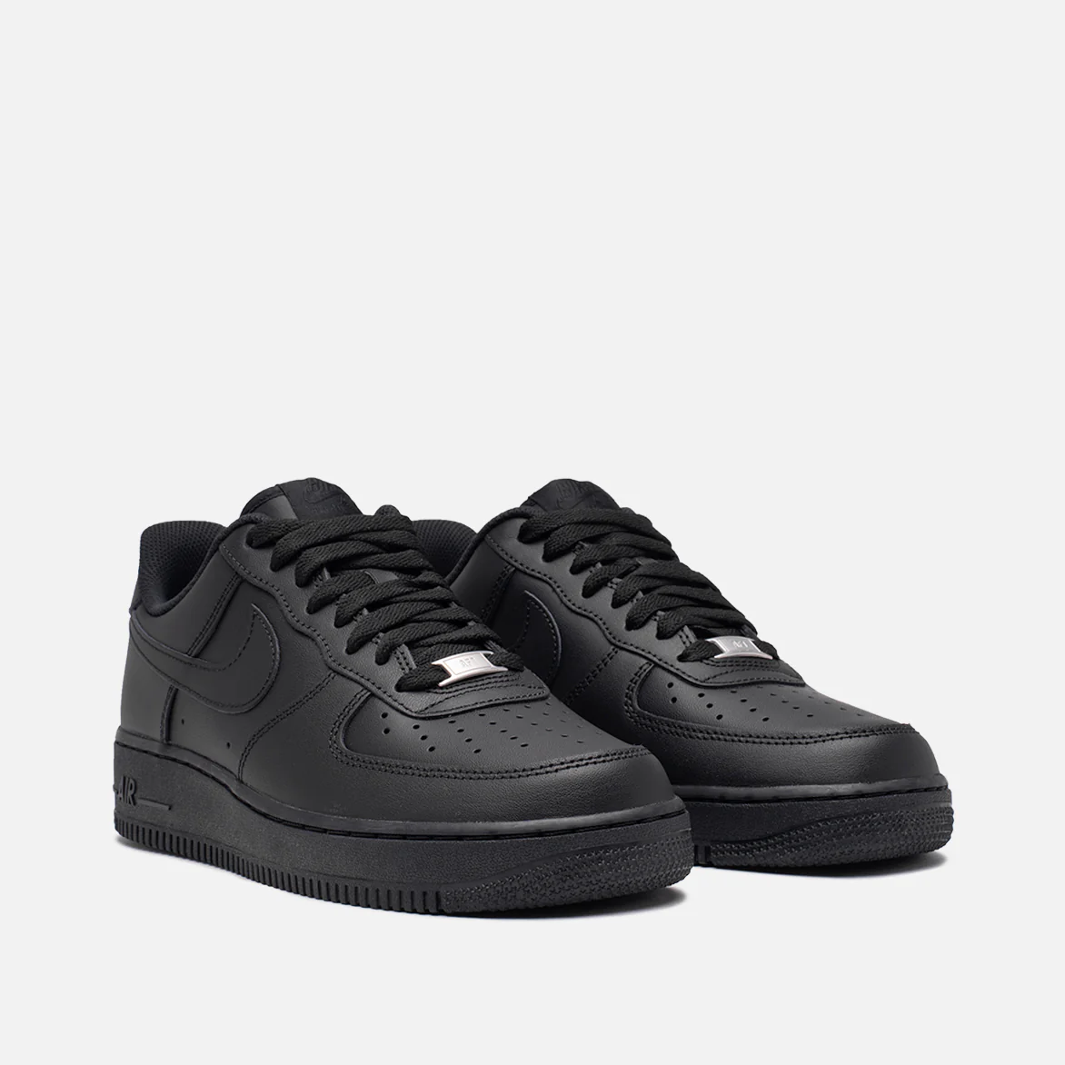 WMNS AIR FORCE 1 `07 - BLACK / BLACK - Image 2