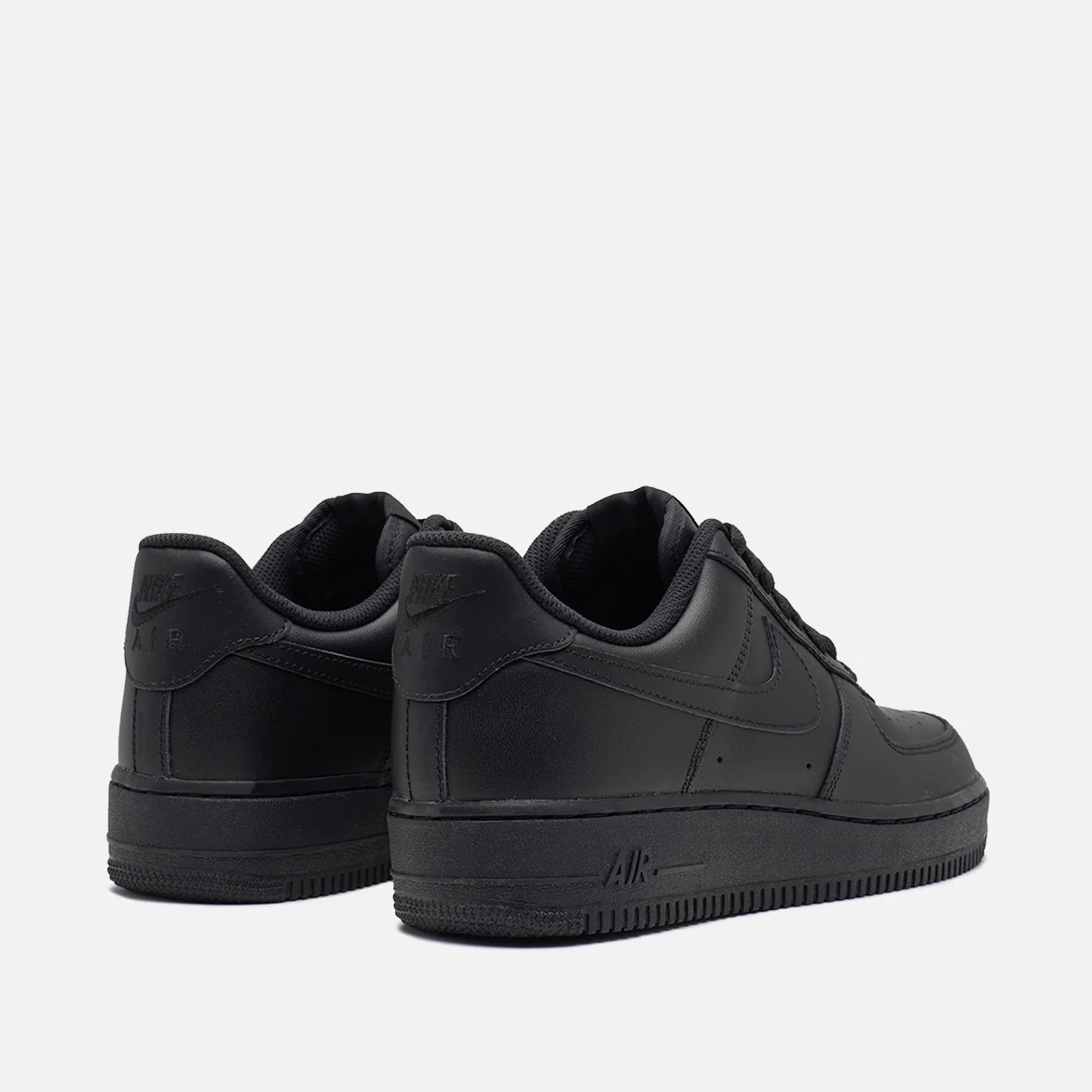 WMNS AIR FORCE 1 `07 - BLACK / BLACK - Image 3