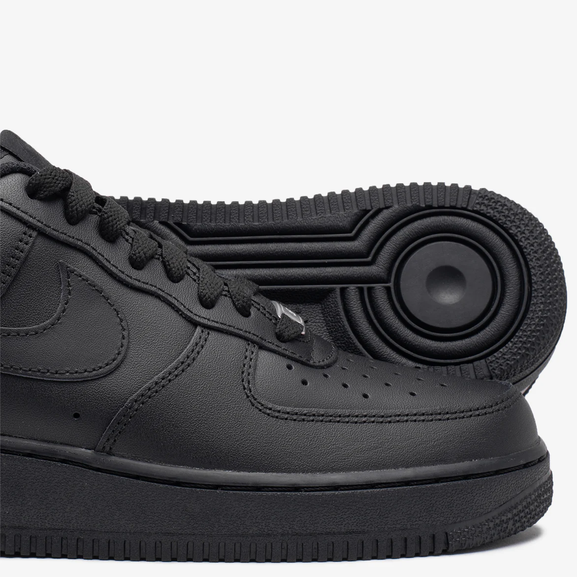WMNS AIR FORCE 1 `07 - BLACK / BLACK - Image 4