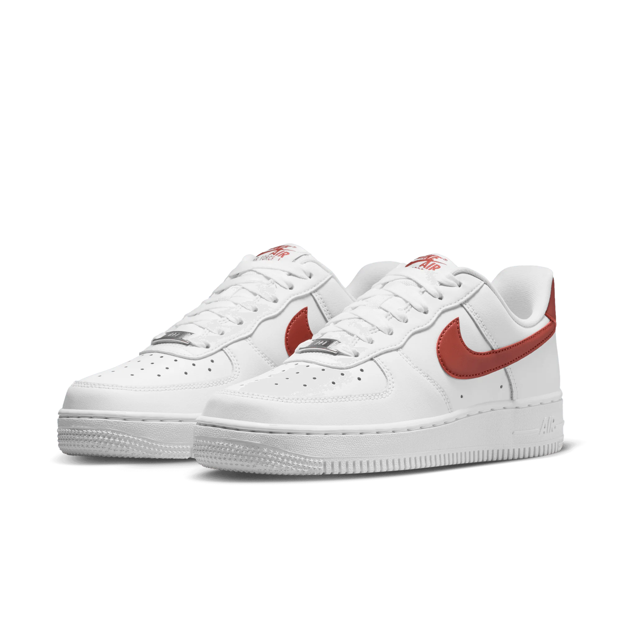 WMNS AIR FORCE 1 `07 - WHITE / RUGGED ORANGE - Image 2