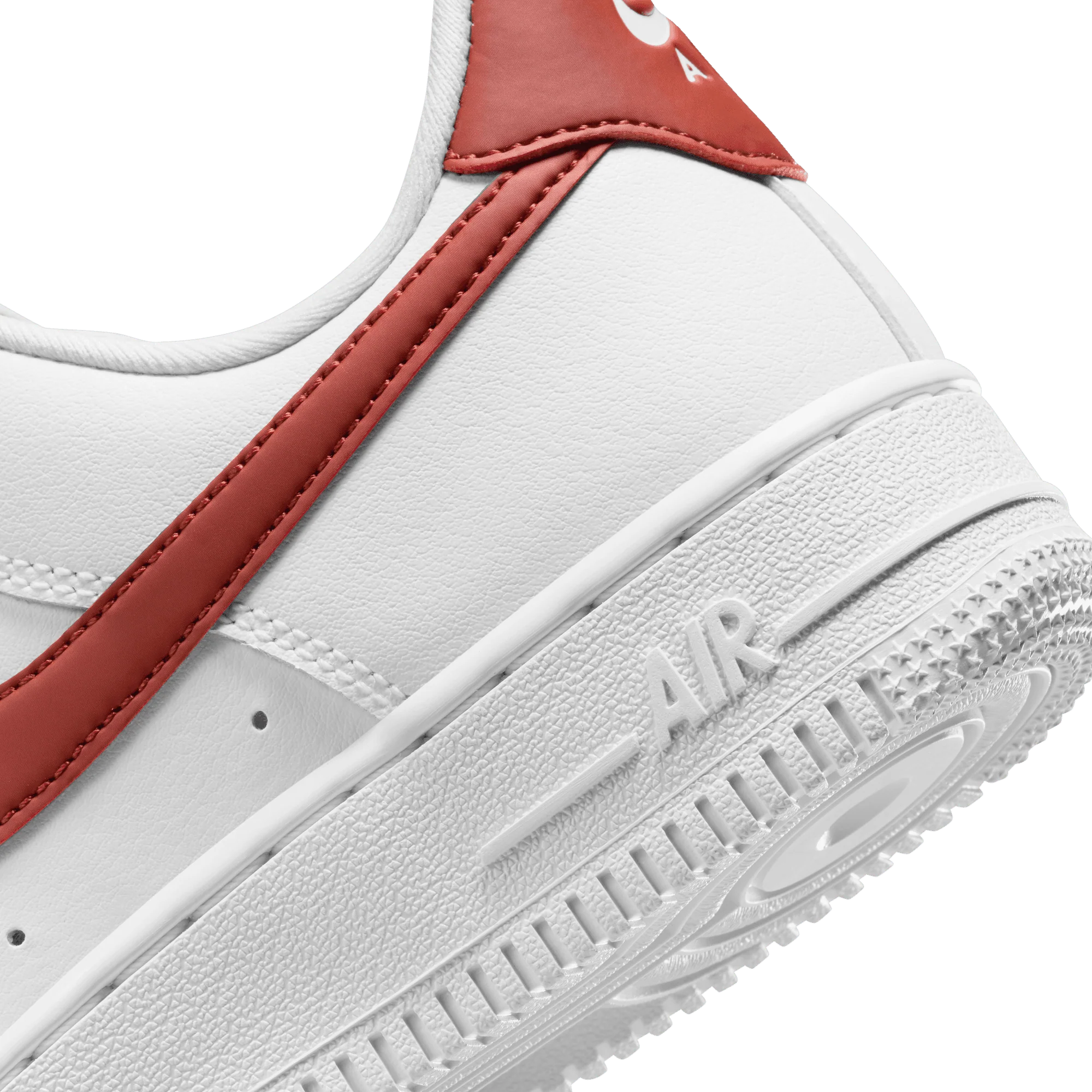 WMNS AIR FORCE 1 `07 - WHITE / RUGGED ORANGE - Image 8