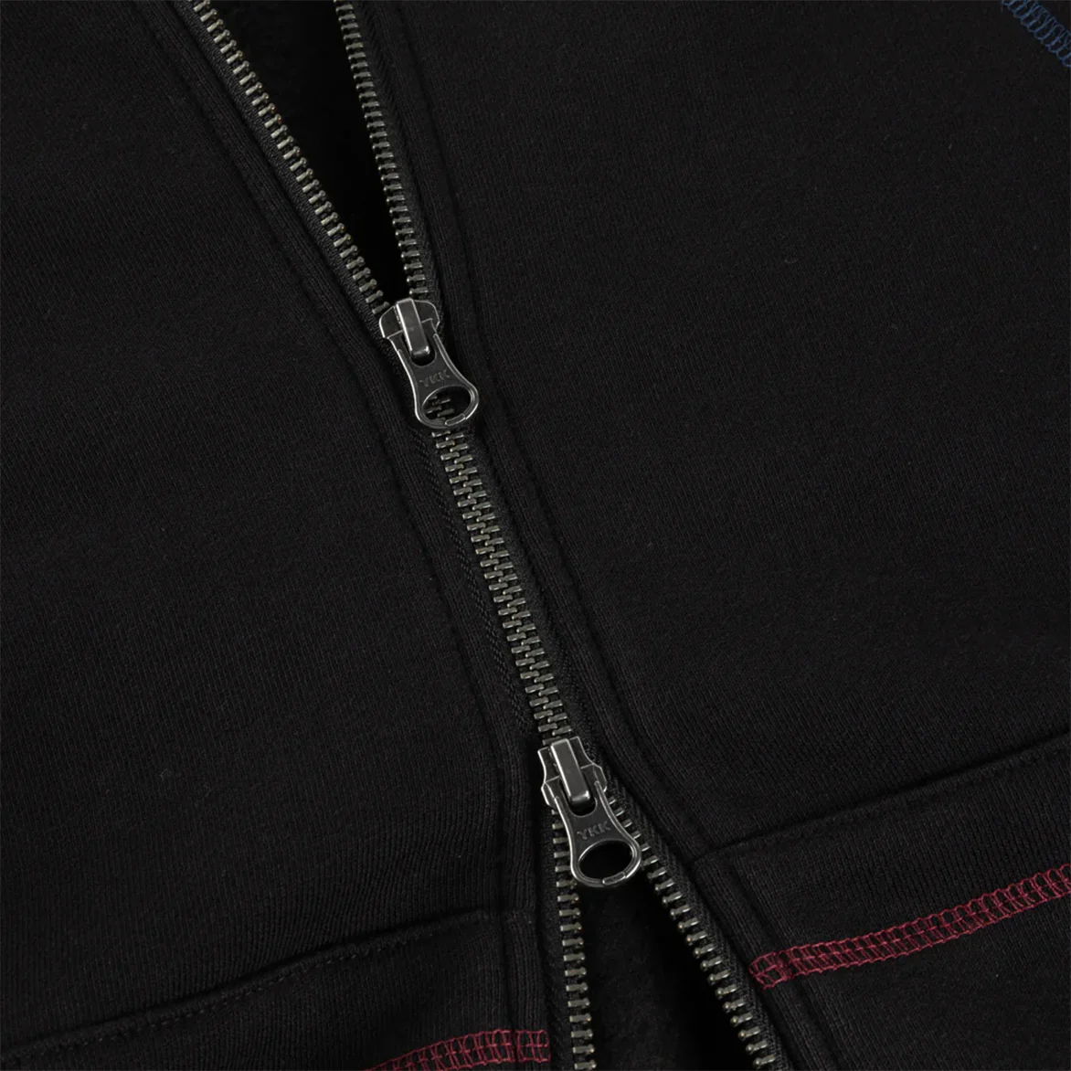 COURT ZIP HOODIE - BLACK / MULTI - Image 4