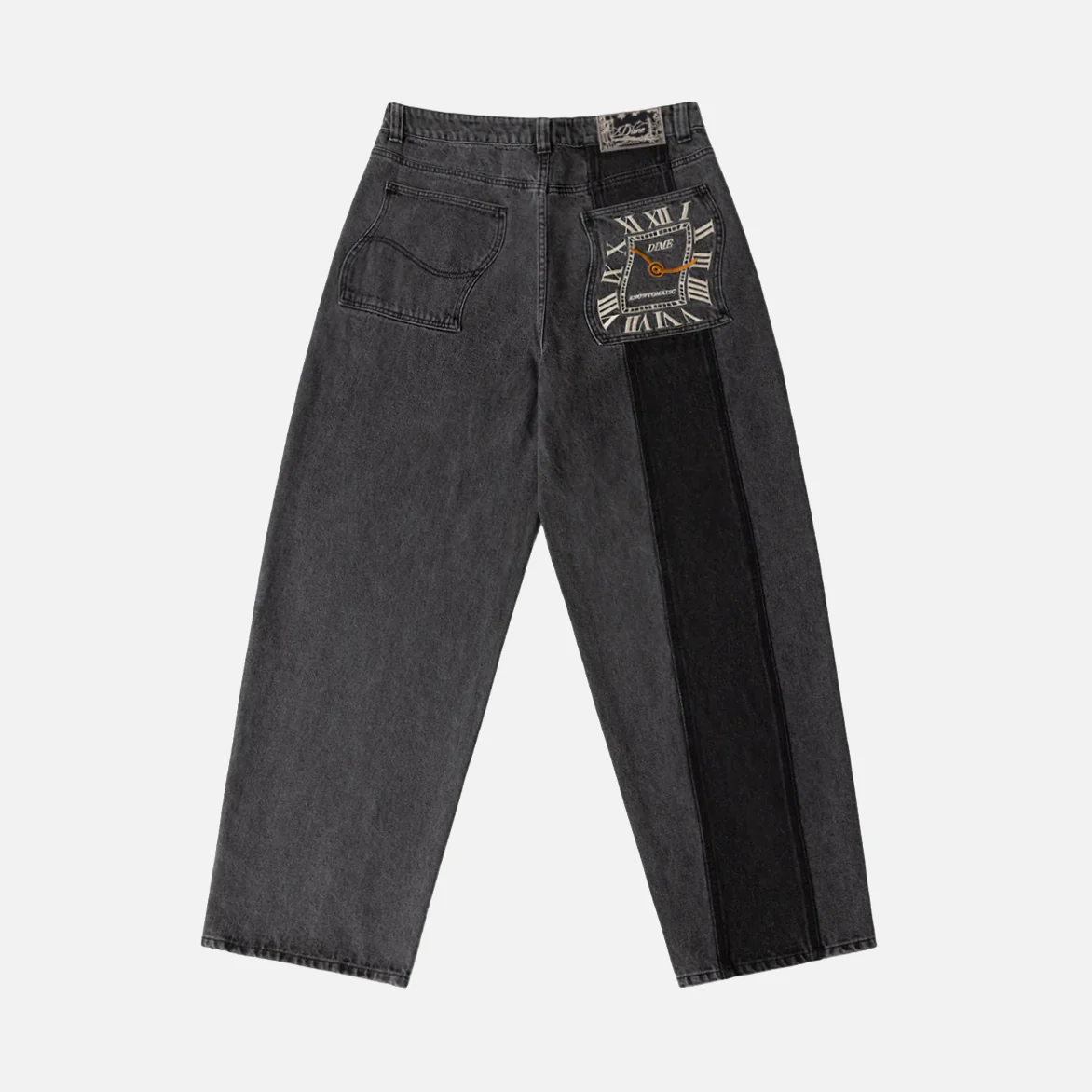 BAGGY DENIM PANTS - KNOWMATIC BLACK - Image 2