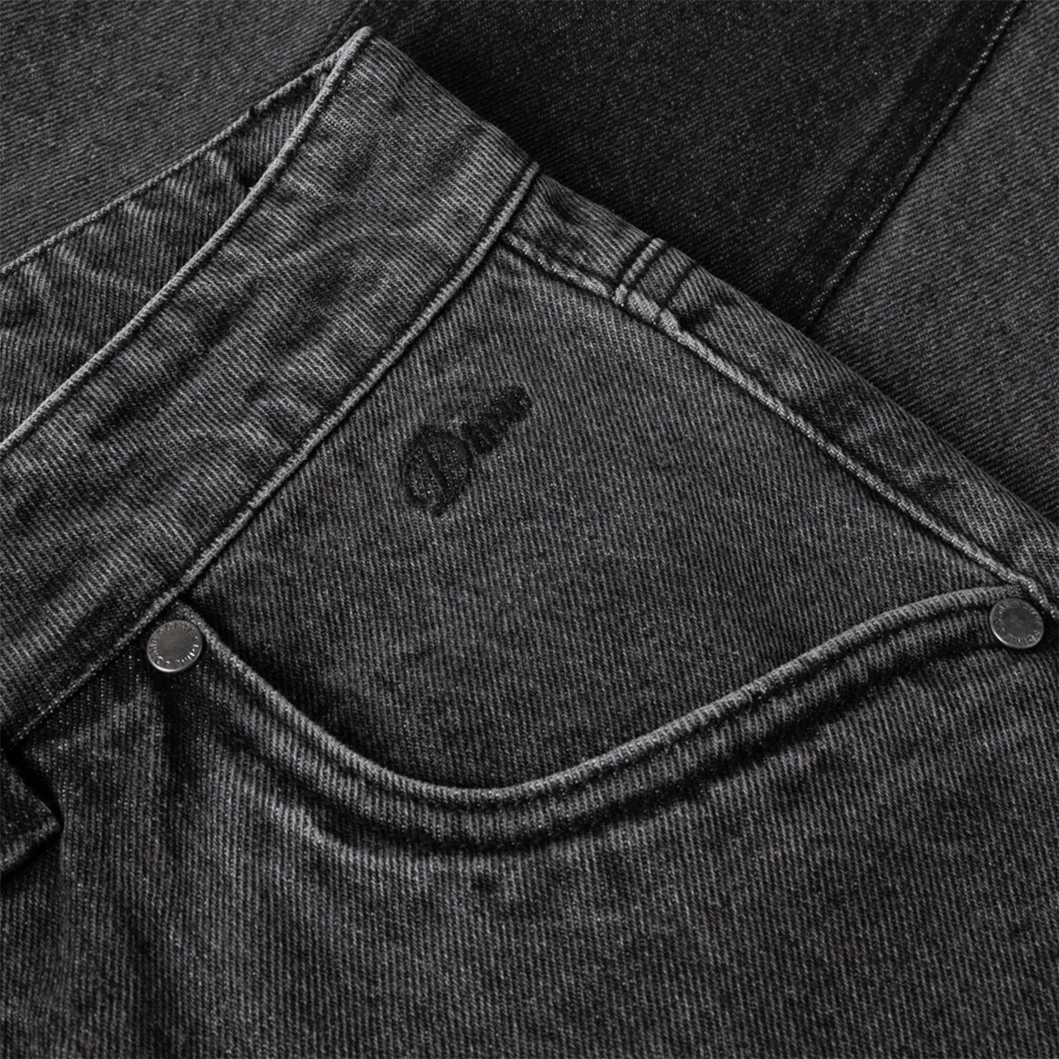 BAGGY DENIM PANTS - KNOWMATIC BLACK - Image 8