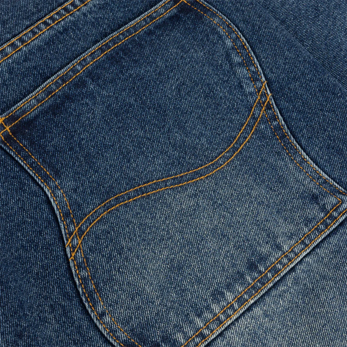 BAGGY DENIM PANTS - SANDBLASTED NIGHT INDIGO - Image 6