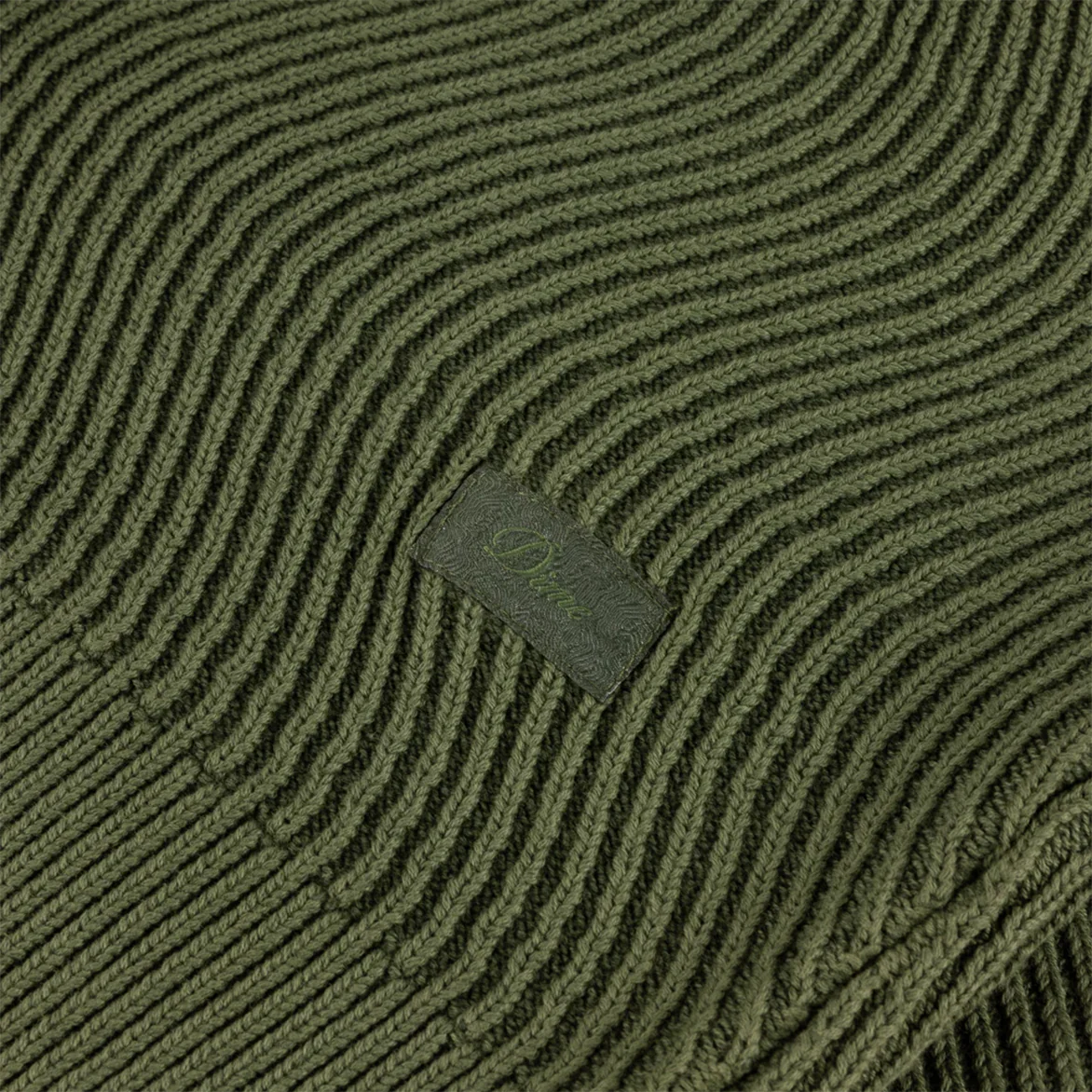 WAVE KNIT SWEATER - PINE - Image 3