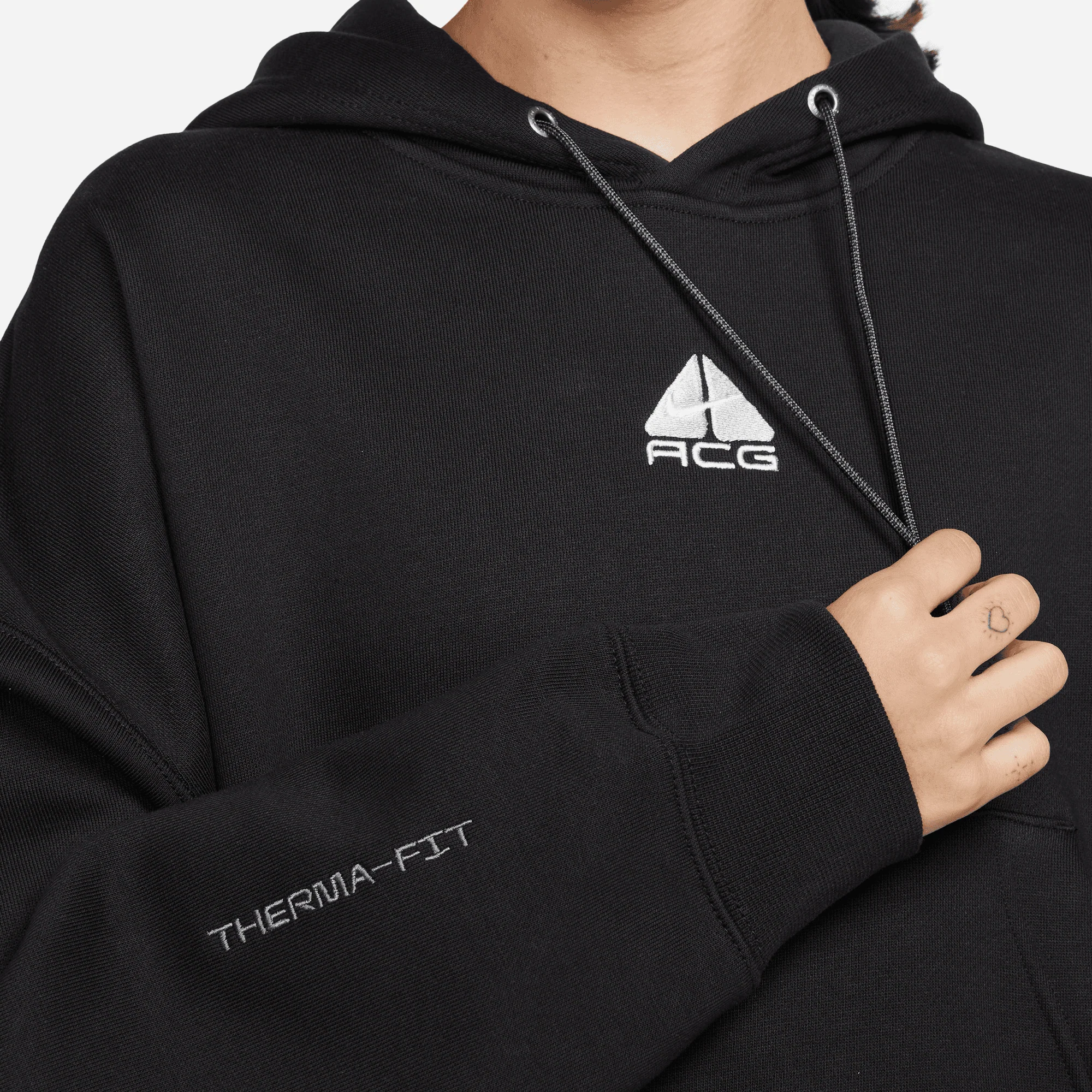 WMNS ACG THERMA FIT HOODIE - BLACK - Image 6