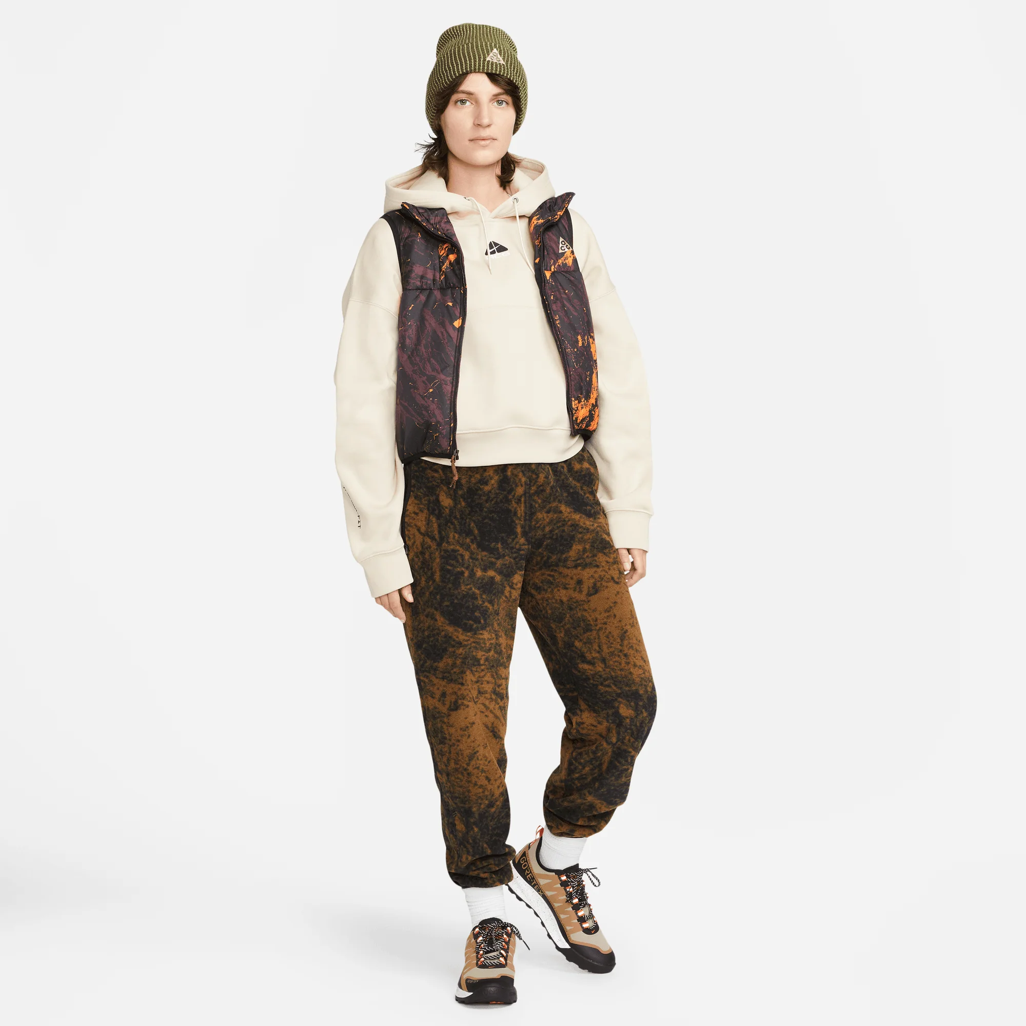 ACG WMNS HOODIE - Tan - Image 6