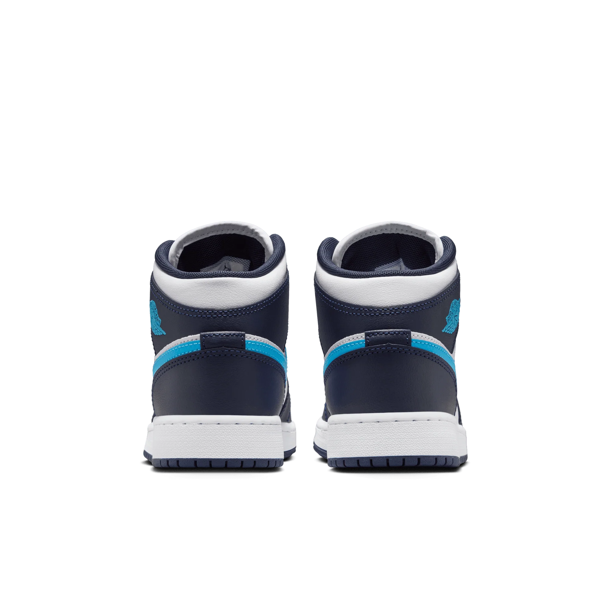AIR JORDAN 1 MID (GS) - OBSIDIAN / DARK POWDER BLUE - Image 4