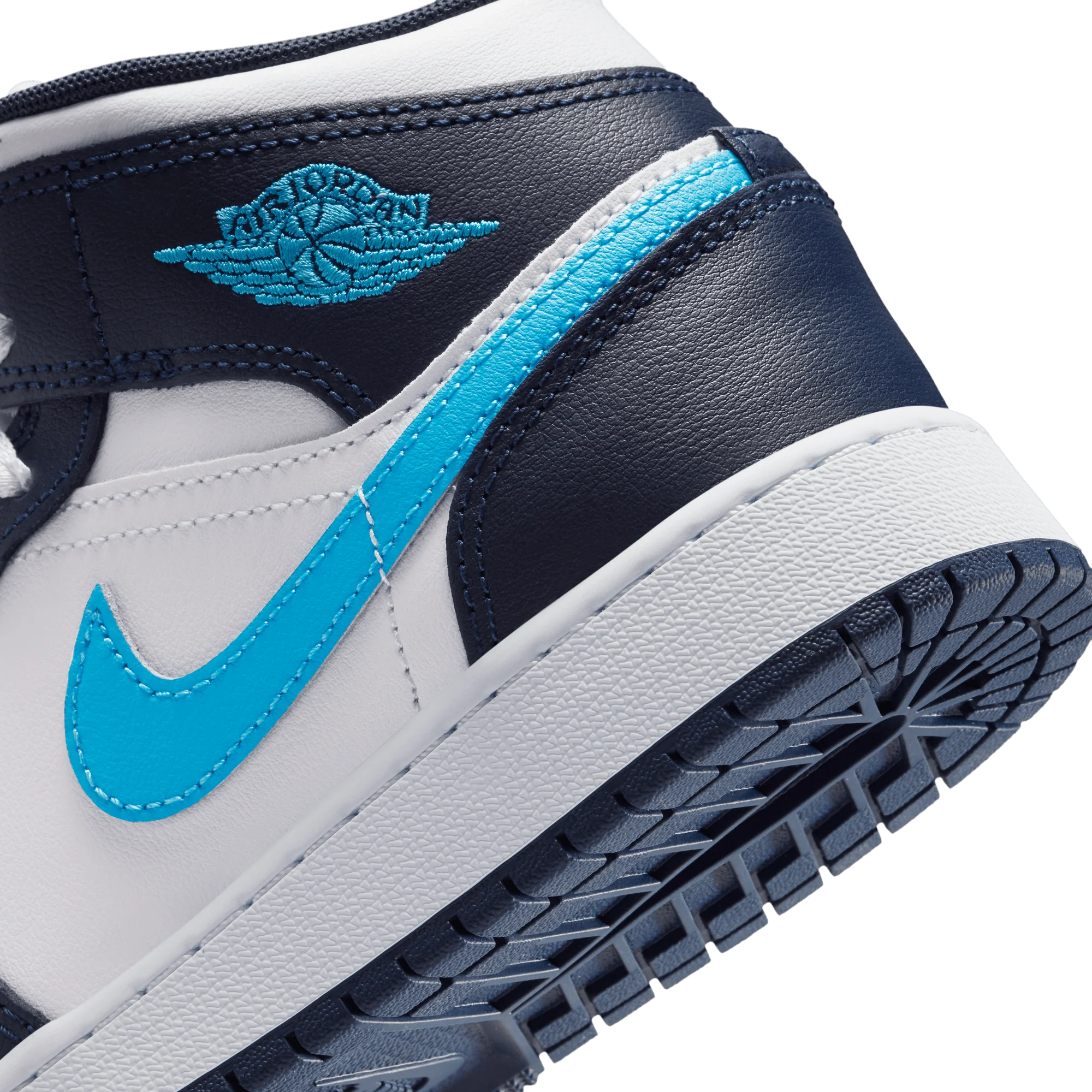 AIR JORDAN 1 MID (GS) - OBSIDIAN / DARK POWDER BLUE - Image 7