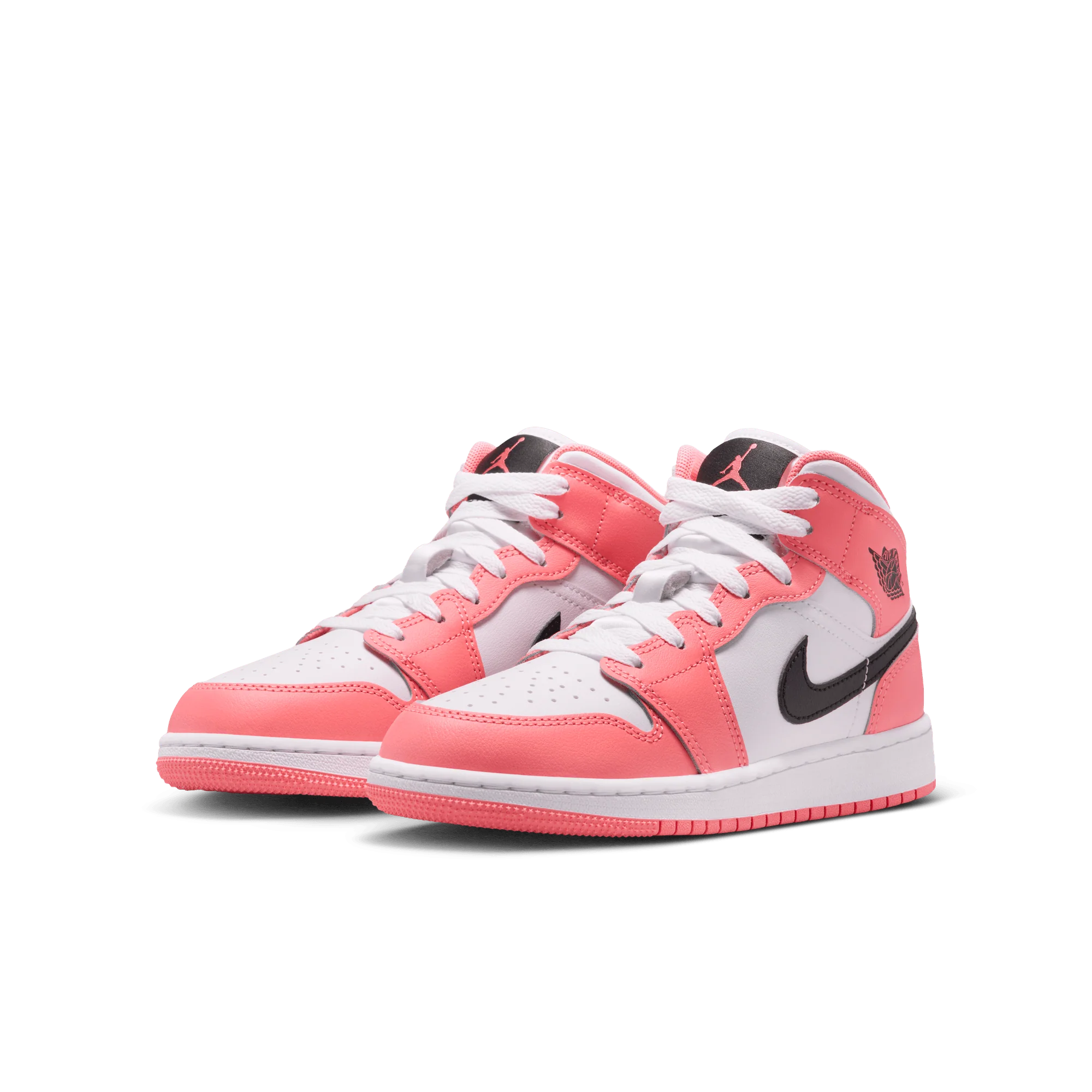 AIR JORDAN 1 MID (GS) - PINK GLAZE - Image 2