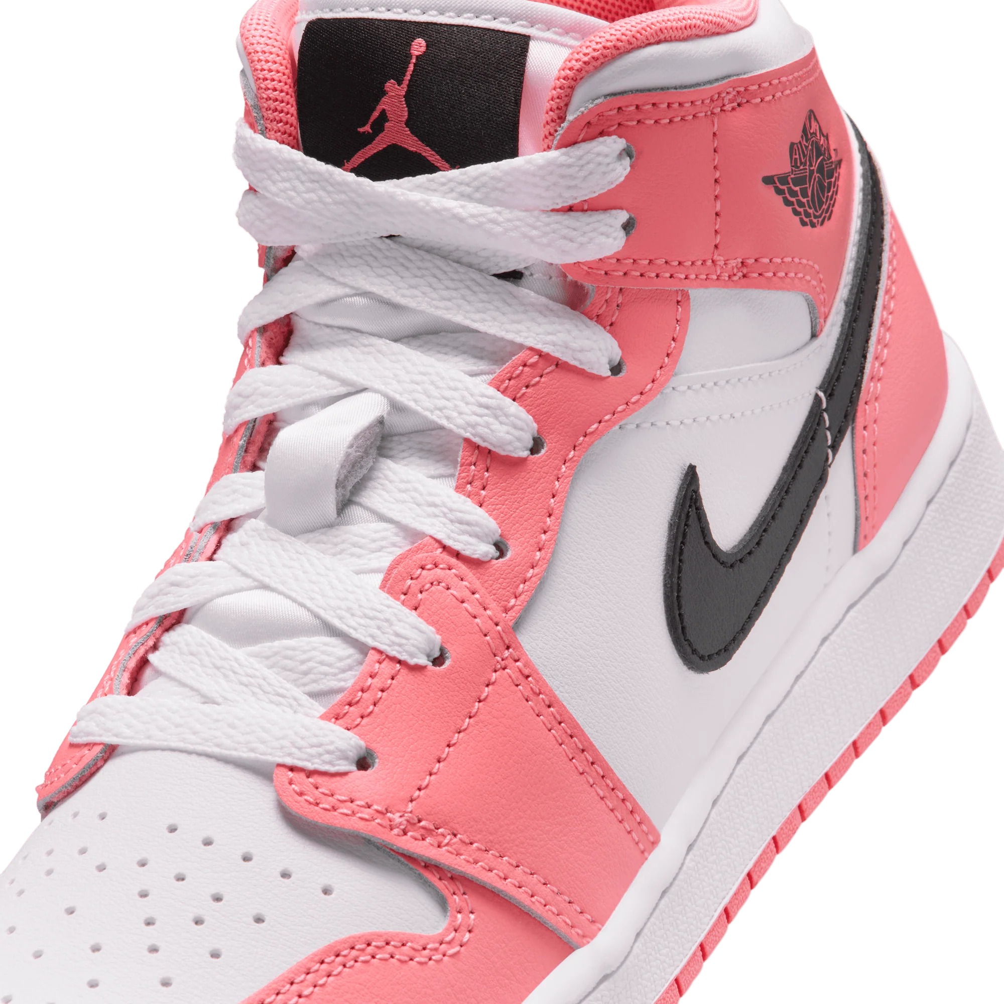 AIR JORDAN 1 MID (GS) - PINK GLAZE - Image 7