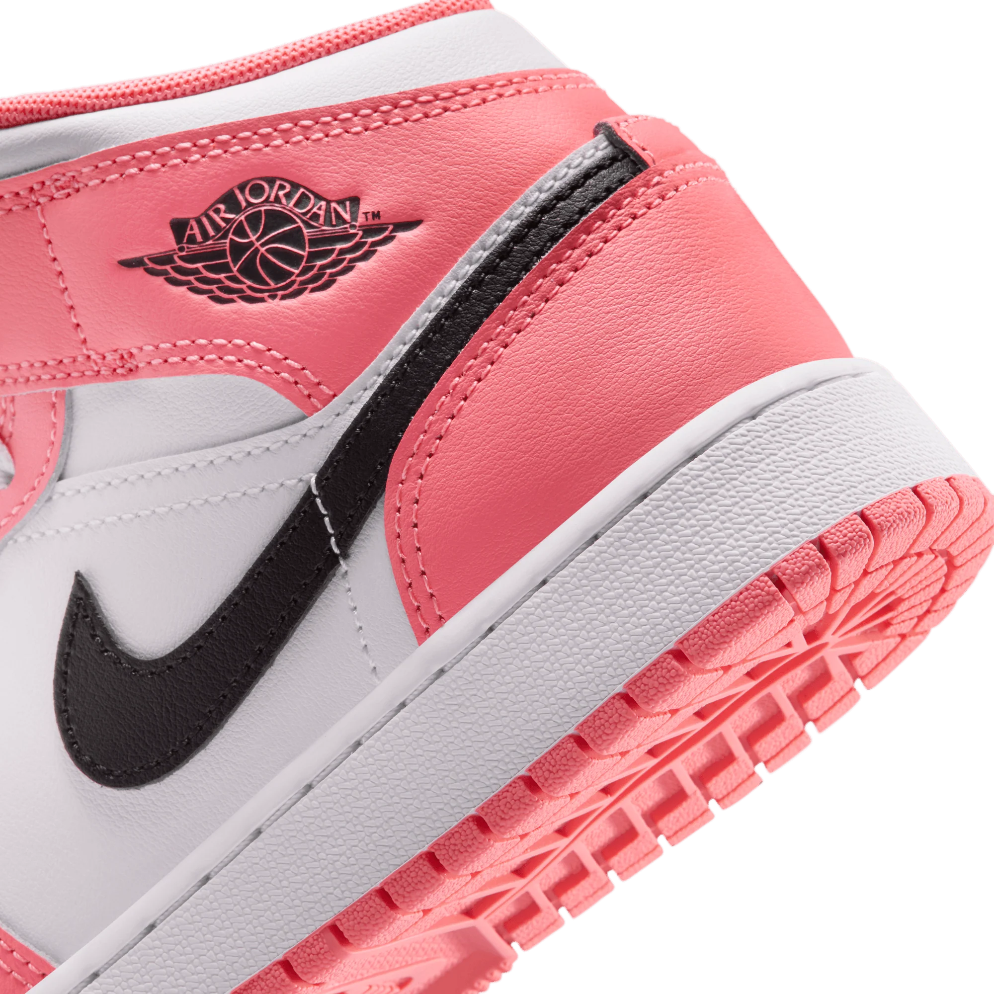 AIR JORDAN 1 MID (GS) - PINK GLAZE - Image 8