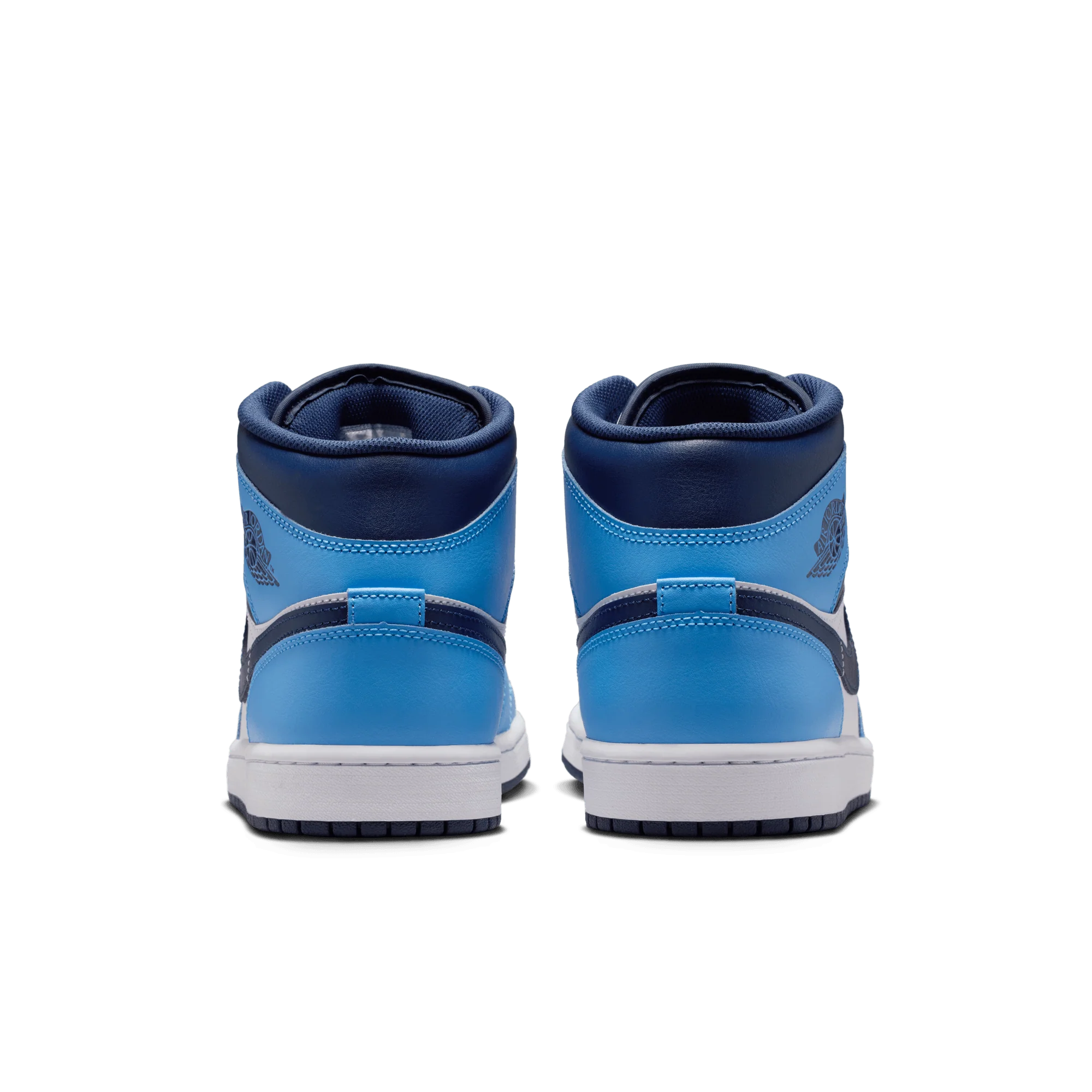 AIR JORDAN 1 MID - UNIVERSITY BLUE / WHITE / MIDNIGHT NAVY - Image 4