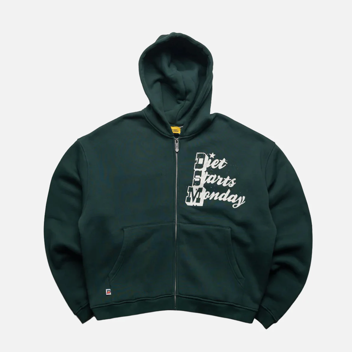 STAR FULL-ZIP HOODIE - PINE