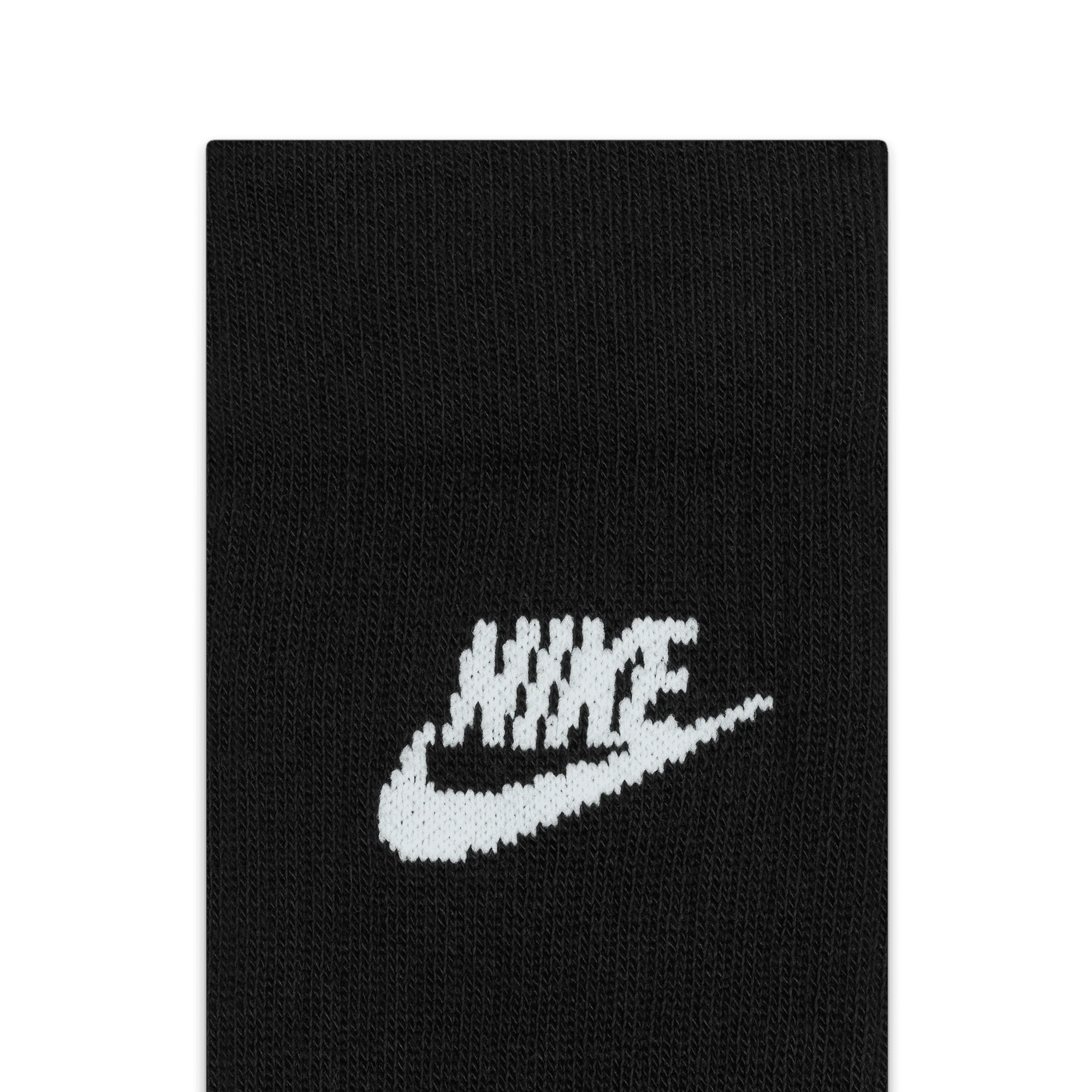 NIKE EVERYDAY ESSENTIAL 3PACK SOCKS - BLACK - Image 4