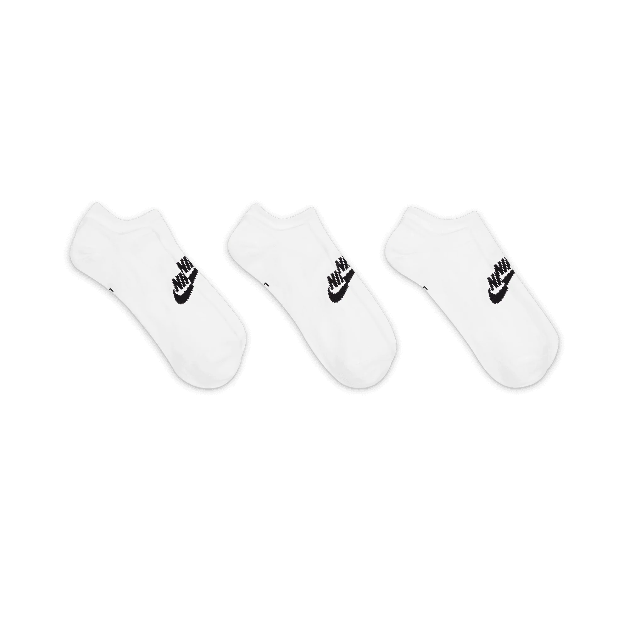 NIKE EVERYDAY ESSENTIAL NO SHOW 3PACK SOCKS - WHITE - Image 3