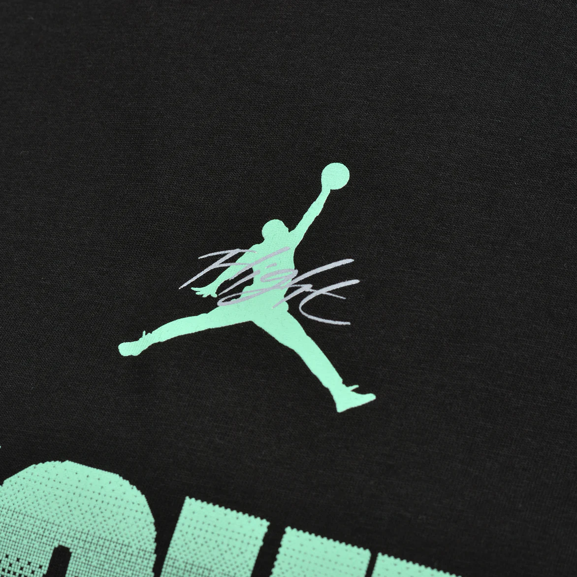 WMNS AIR JORDAN HL FEARLESS SS BOXY CREW TEE - BLACK - Image 3