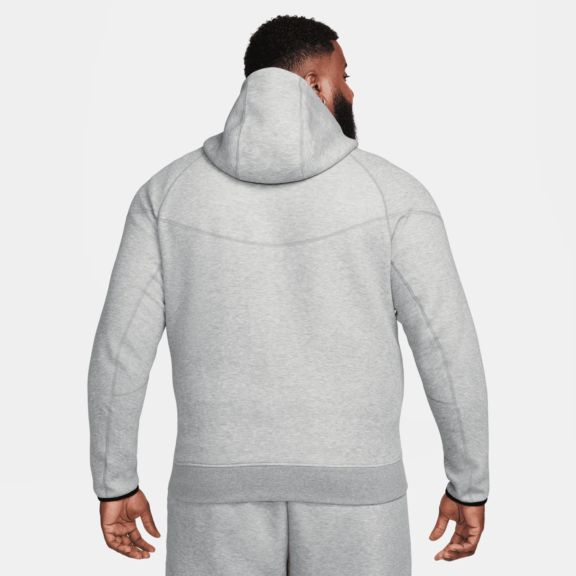 TECH FLEECE FULL-ZIP HOODIE - GRAPHITE - Image 10