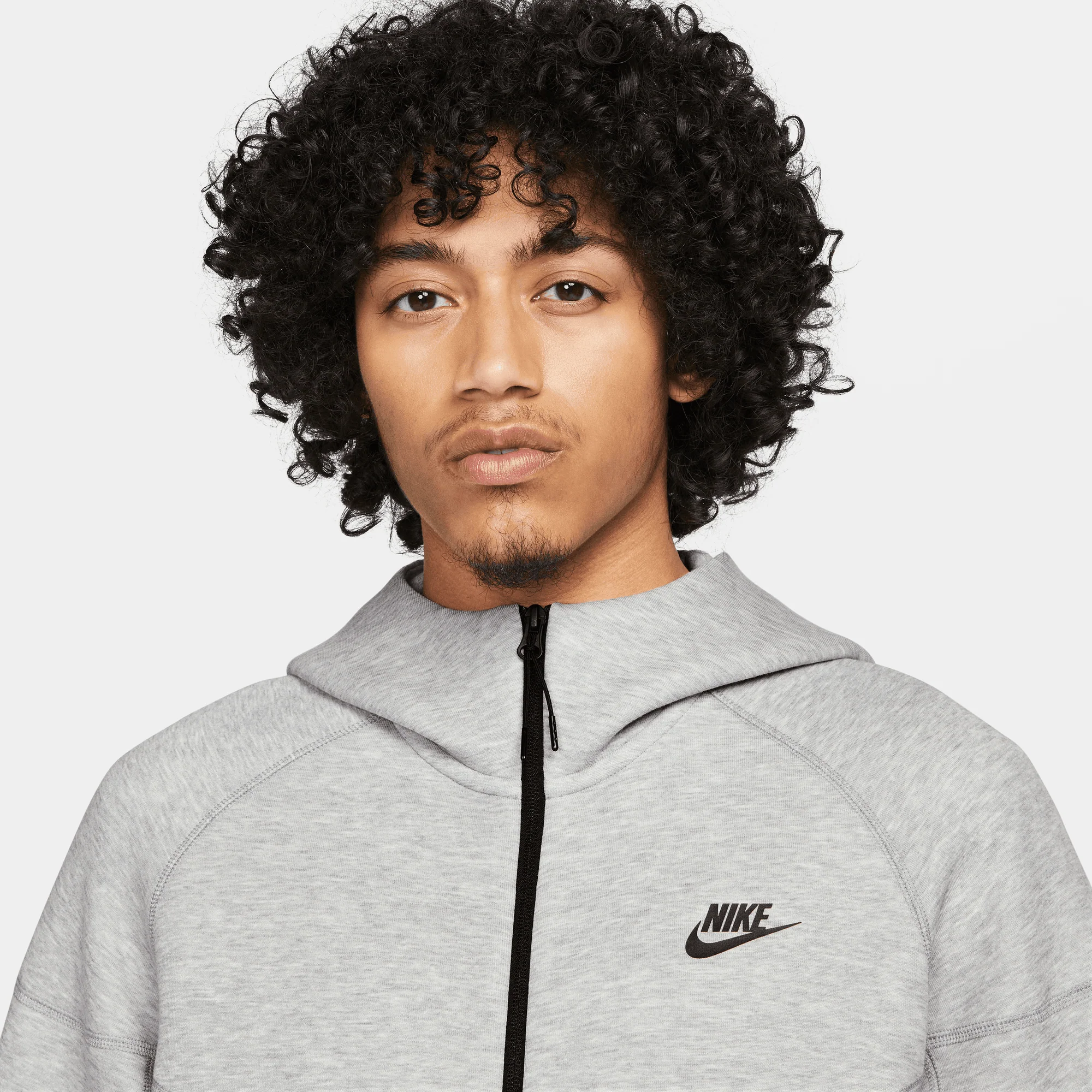 TECH FLEECE FULL-ZIP HOODIE - GRAPHITE - Image 3